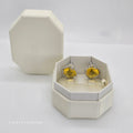 SWAROVSKI Harmonia Ohrstecker, Gelb, Rhodiniert 5616511