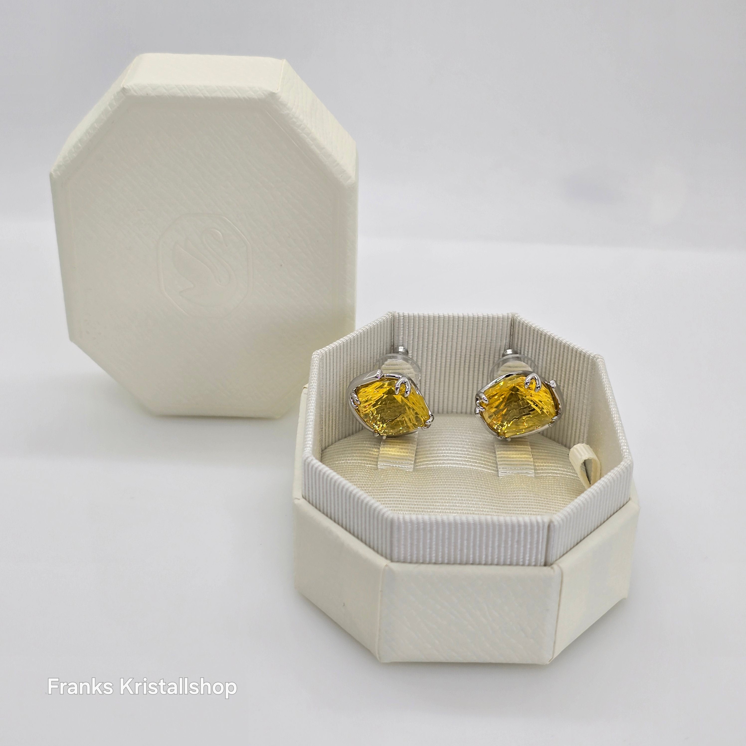 SWAROVSKI Harmonia Ohrstecker, Gelb, Rhodiniert 5616511
