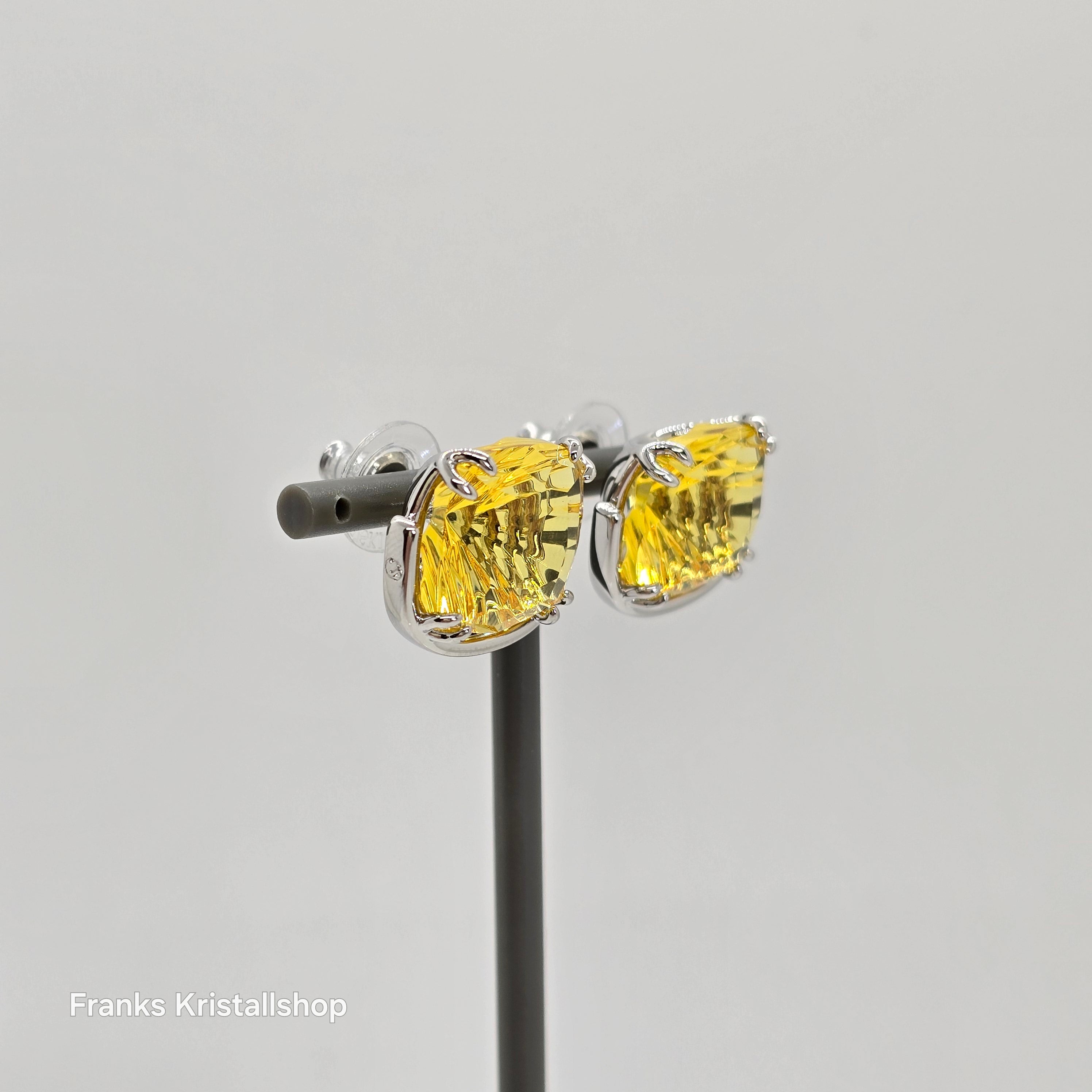 SWAROVSKI Harmonia Ohrstecker, Gelb, Rhodiniert 5616511