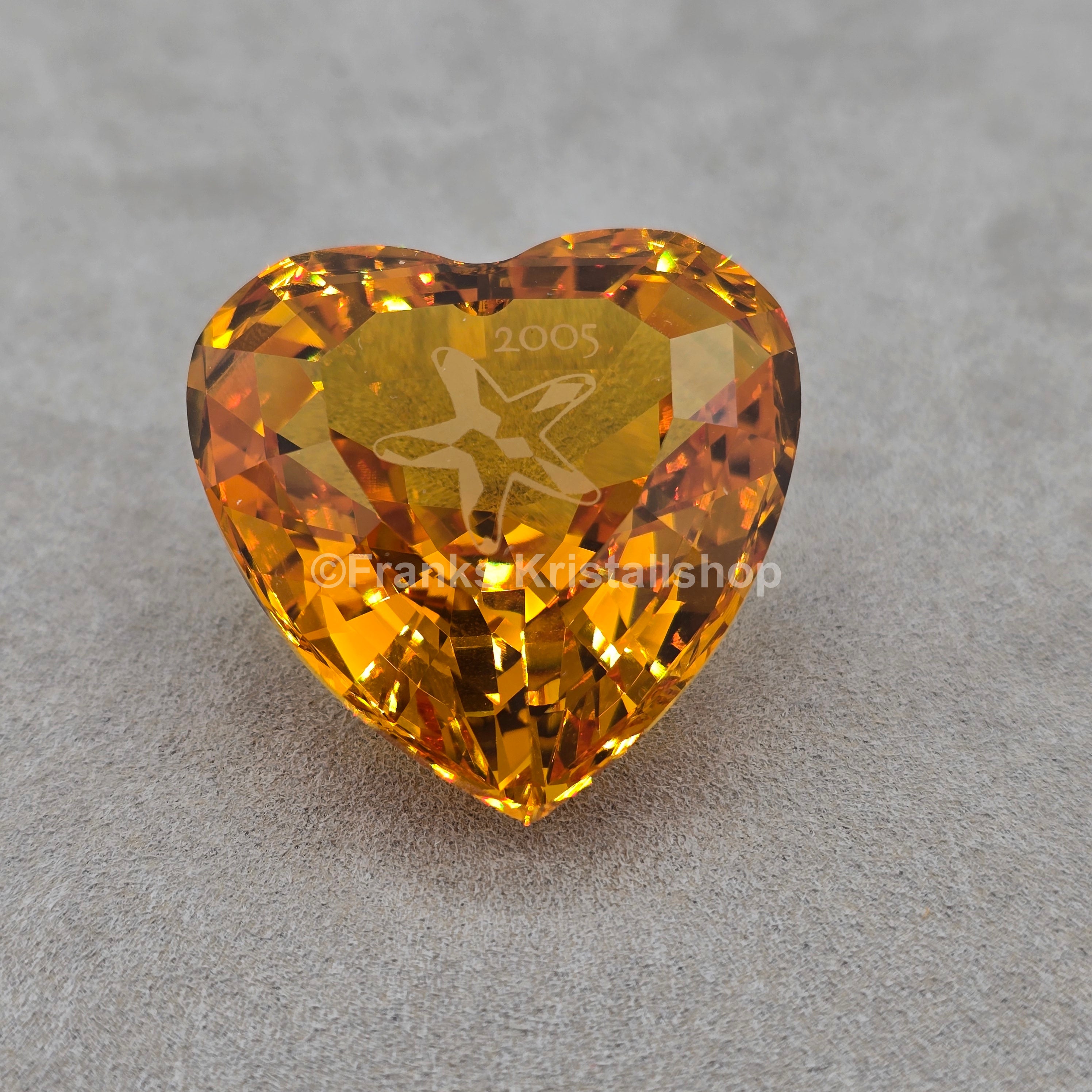SWAROVSKI Harmony 2005 Topaz Herz 696974