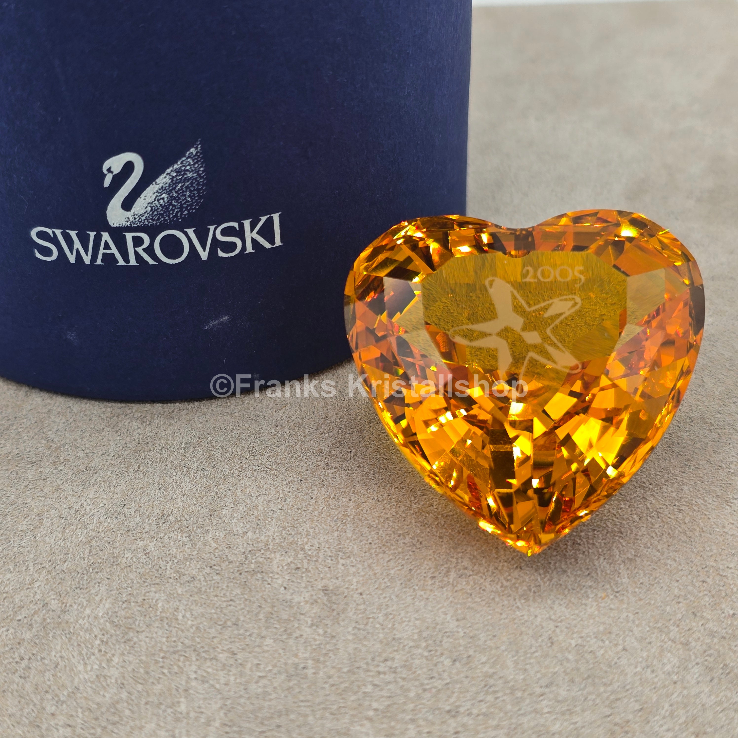 SWAROVSKI Harmony 2005 Topaz Herz 696974