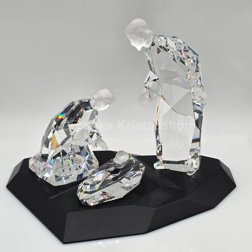 SWAROVSKI Weihnachtskrippe Heilige Familie Sonderausgabe Artfides 680865