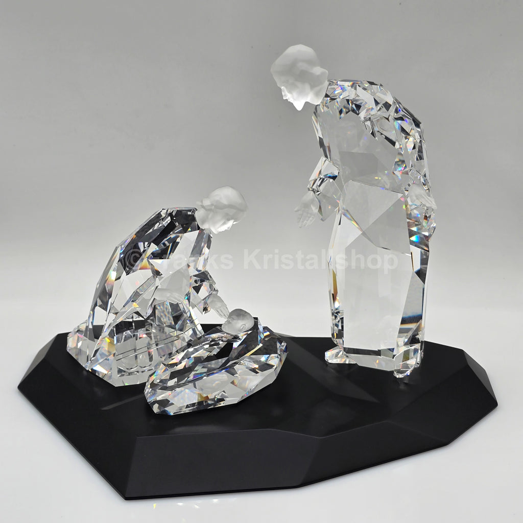 SWAROVSKI Weihnachtskrippe Heilige Familie Sonderausgabe Artfides 680865