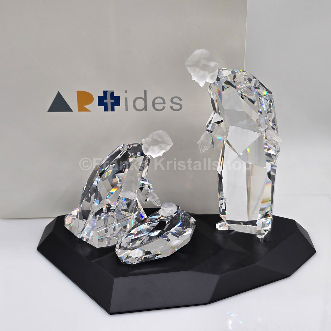 SWAROVSKI Weihnachtskrippe Heilige Familie Sonderausgabe Artfides 680865