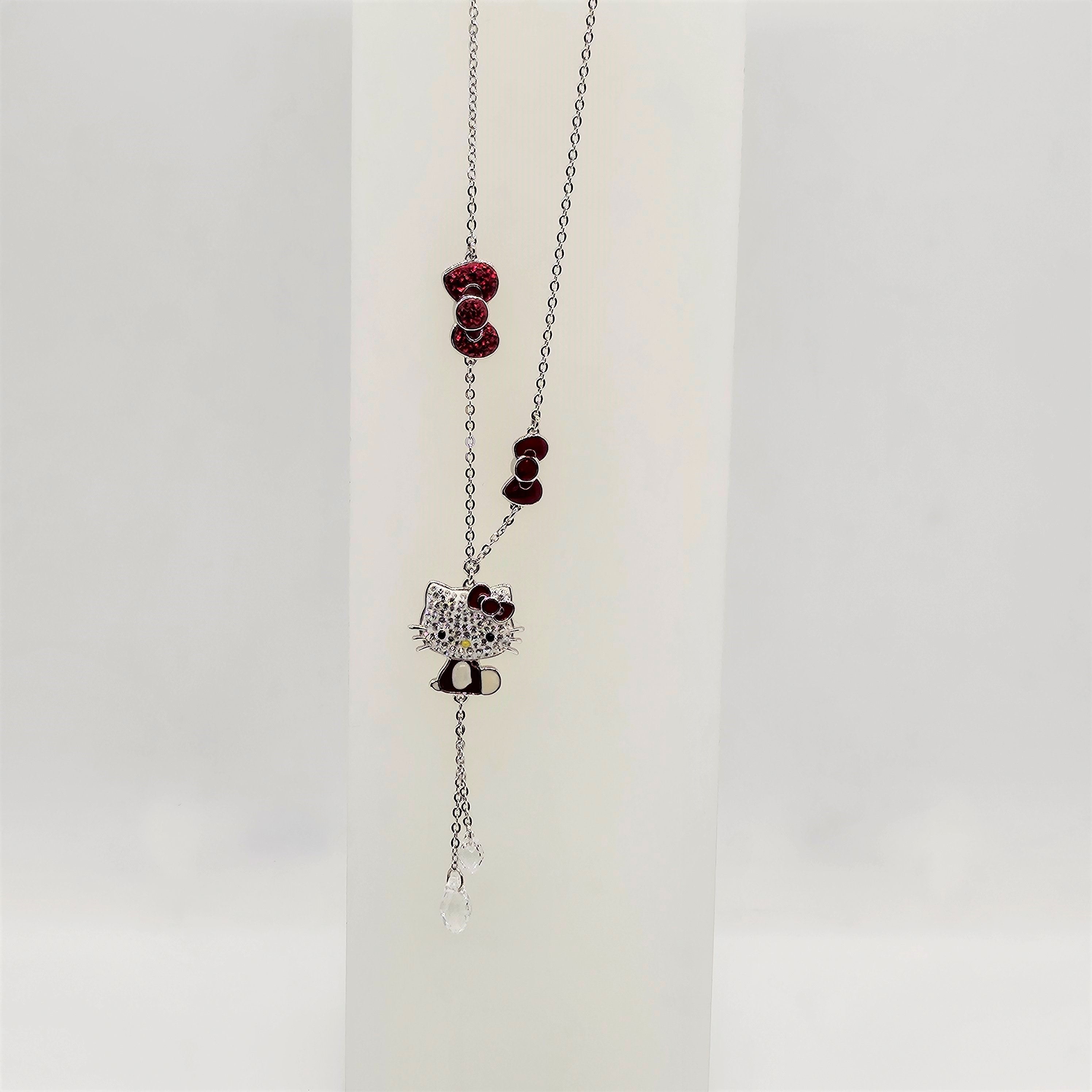 SWAROVSKI Hello Kitty Halskette Mehrfarbig, Rhodiniert 1097203