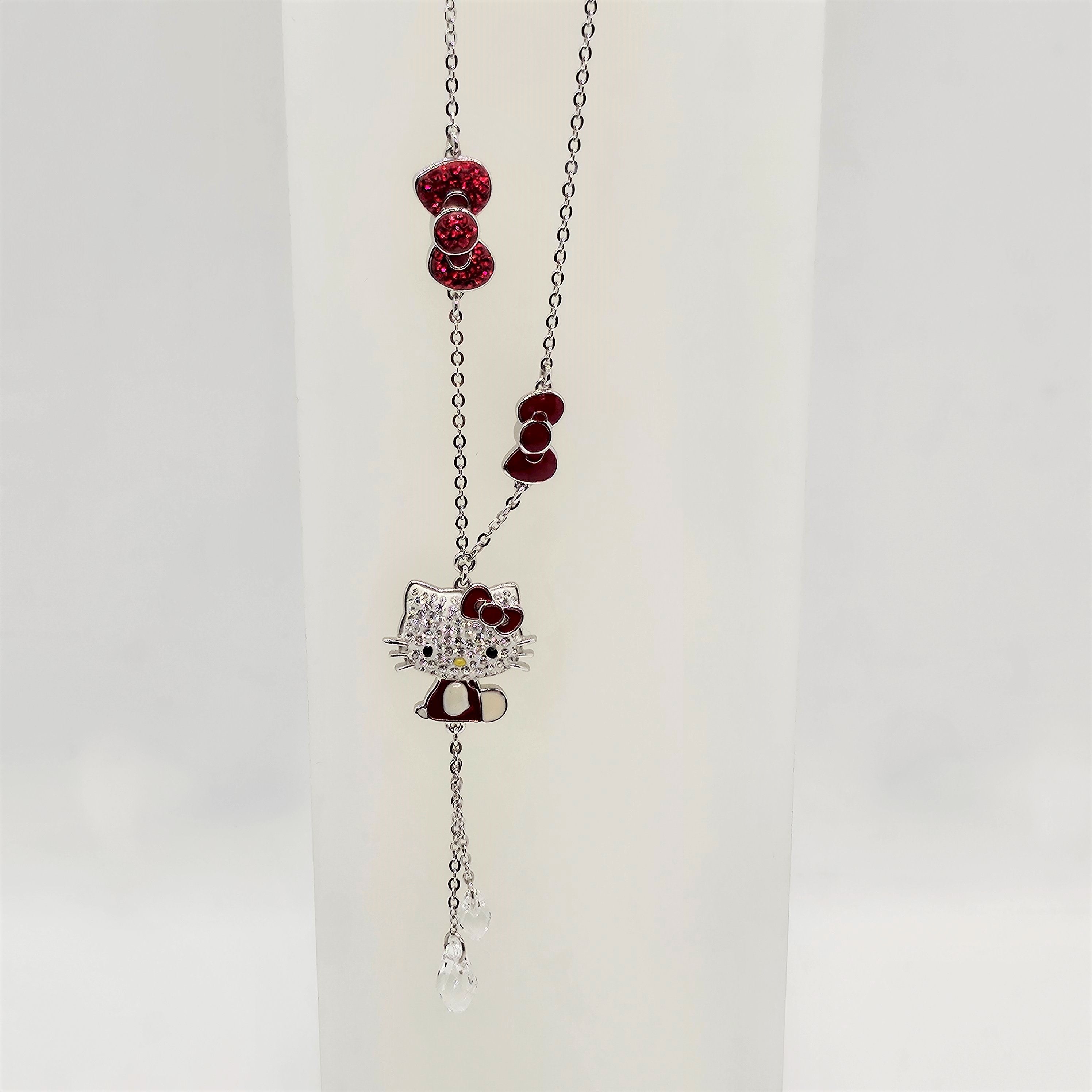 SWAROVSKI Hello Kitty Halskette Mehrfarbig, Rhodiniert 1097203