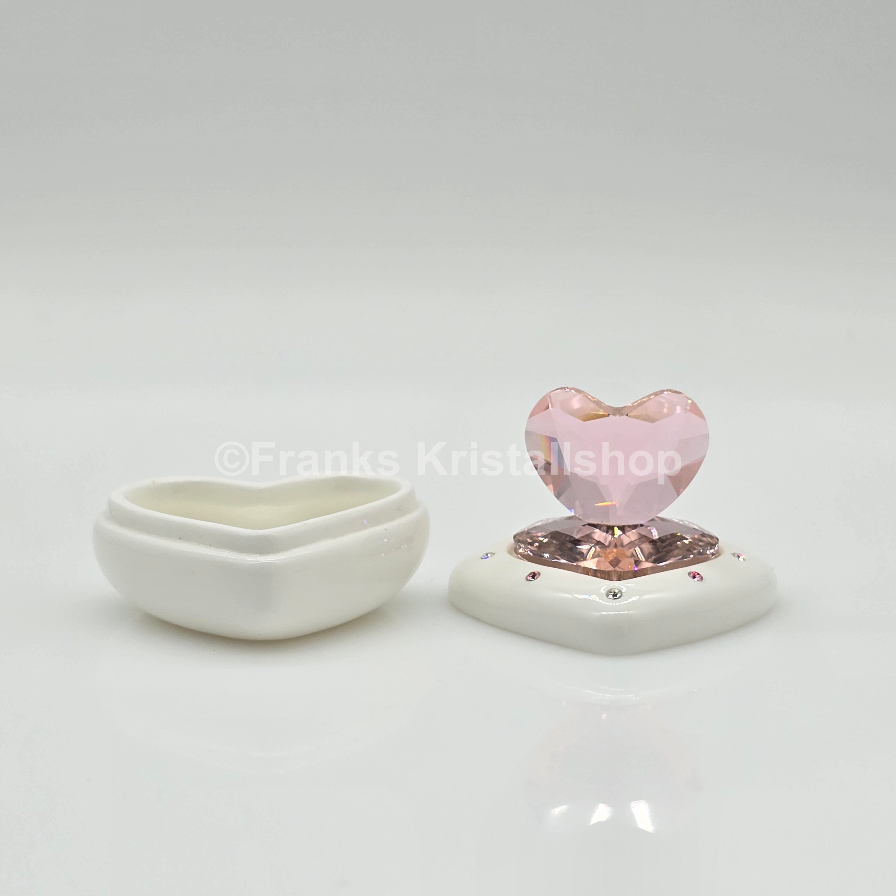 SWAROVSKI Memories Herz Dose Schmuckdose Rosa Herz Pink 5063344 oU
