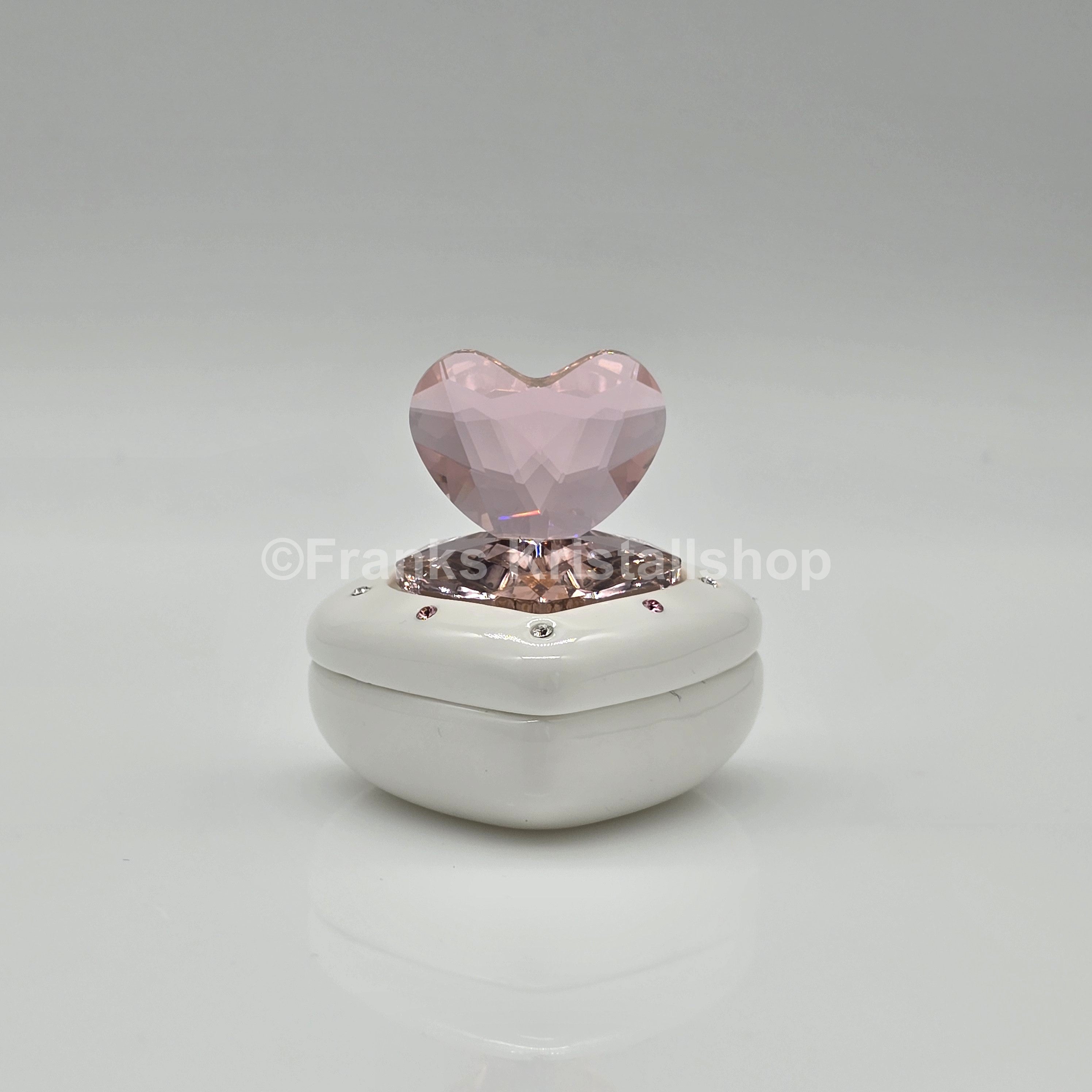 SWAROVSKI Memories Herz Dose Schmuckdose Rosa Herz Pink 5063344 oU