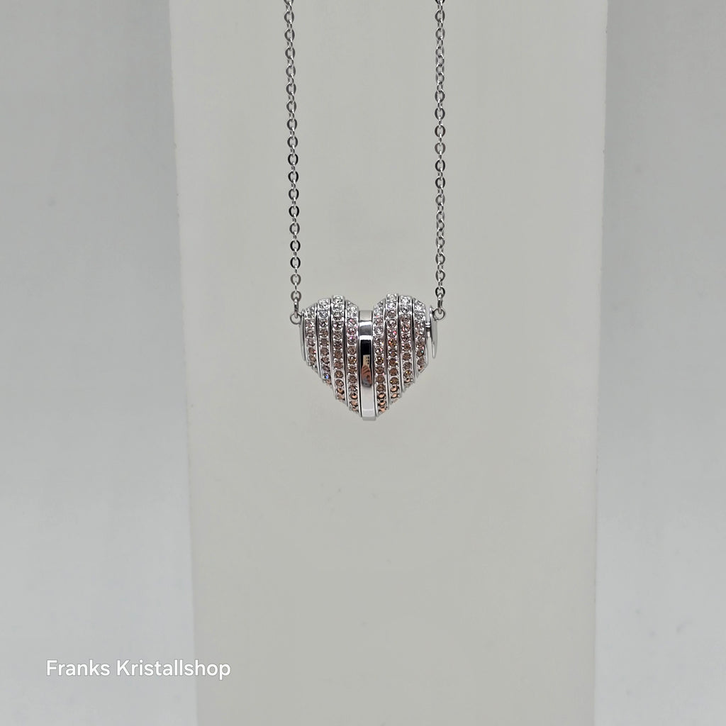 SWAROVSKI Herz Halskette Explore Weiß, Rhodiniert 5181467
