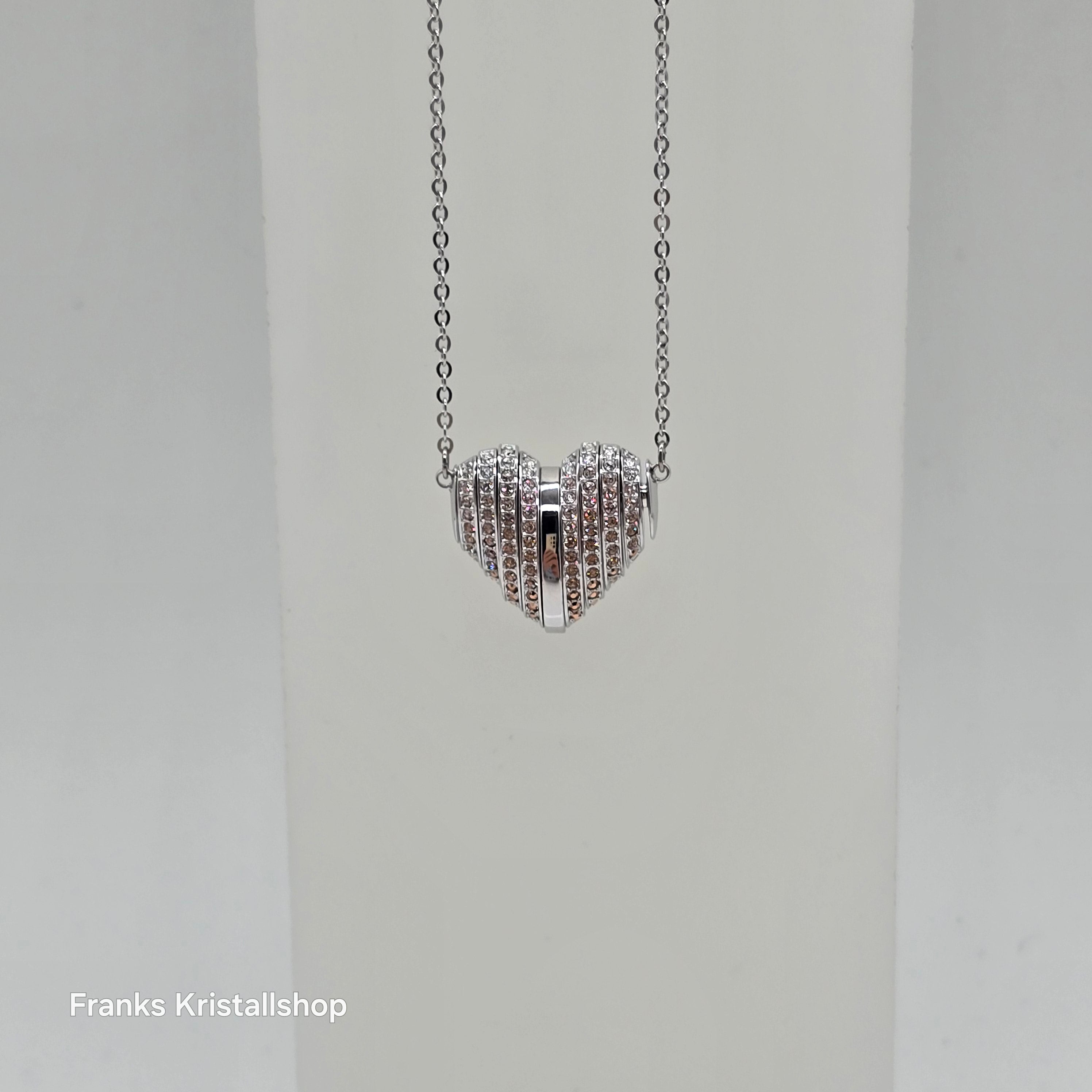 SWAROVSKI Herz Halskette Explore Weiß, Rhodiniert 5181467