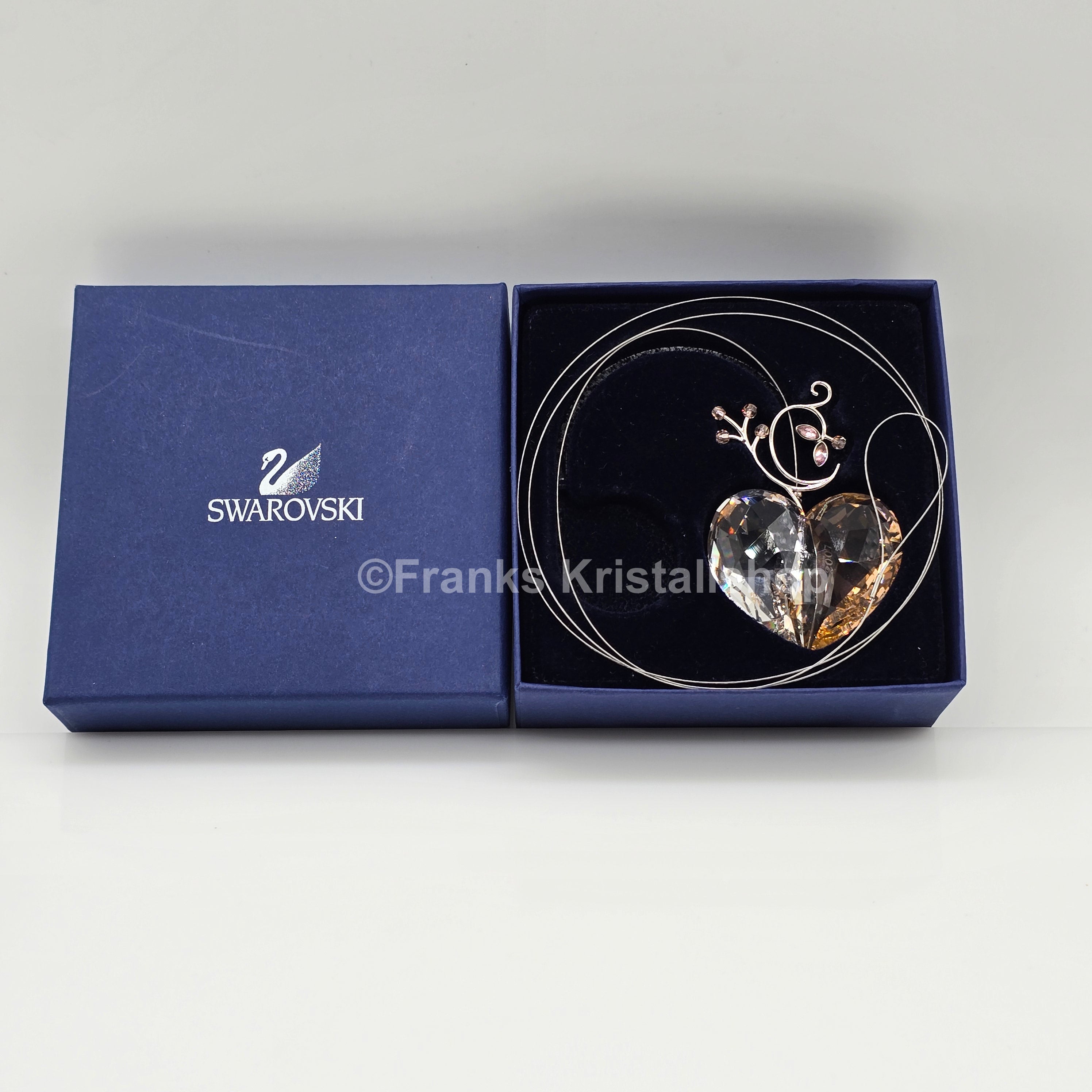SWAROVSKI Herz Jahresherz 2007 Muttertagsherz Ornament 886104 oU
