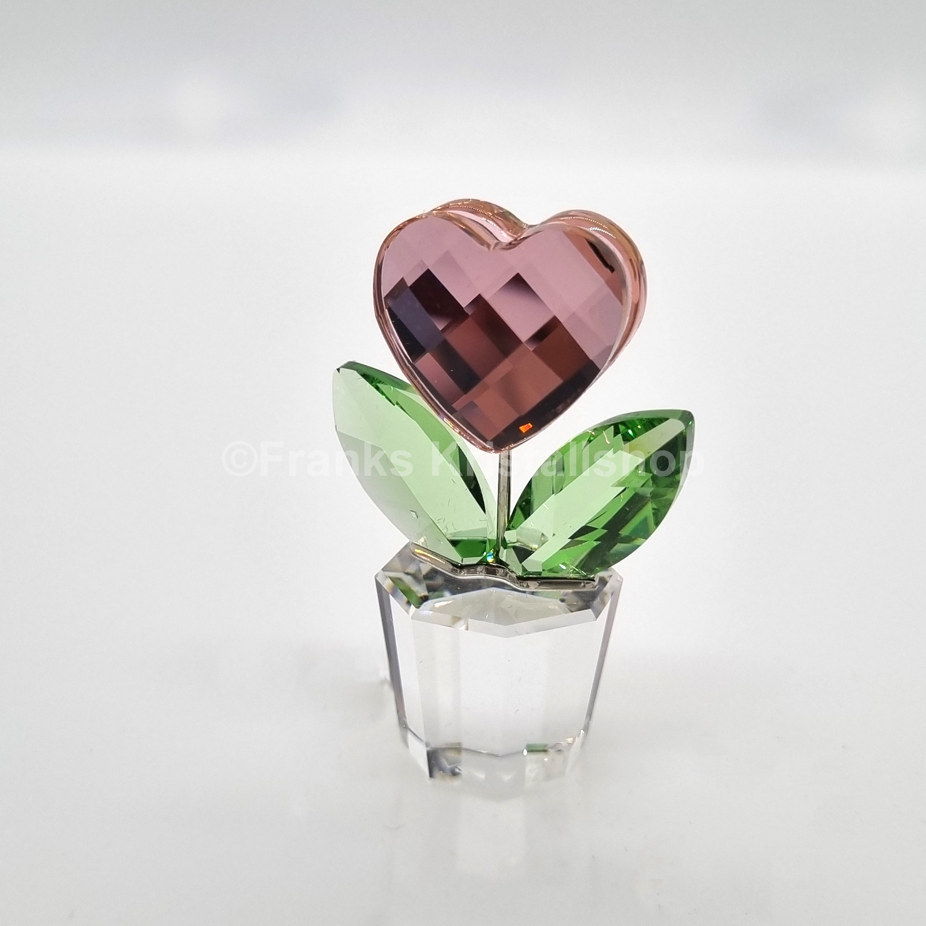 SWAROVSKI Blumenträume Herzblume Rosa im Blumentopf 842858