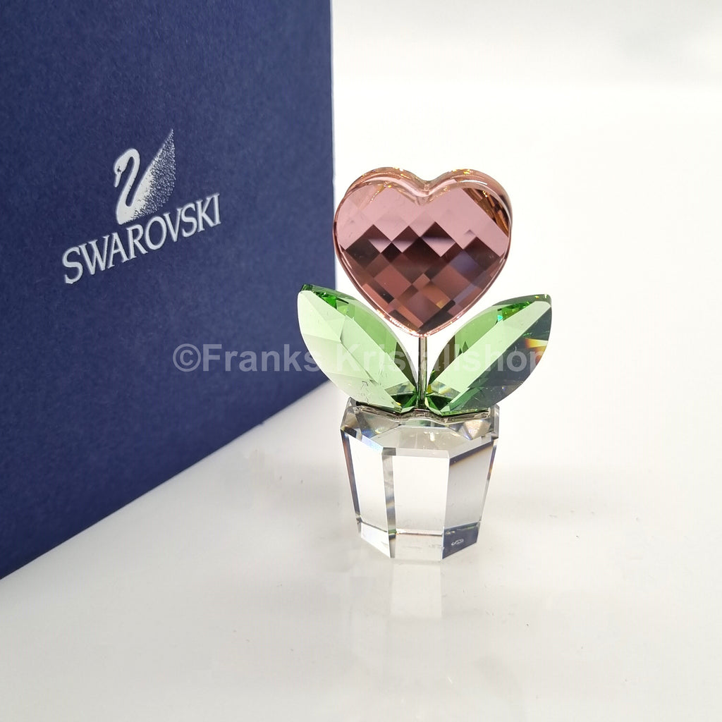 SWAROVSKI Blumenträume Herzblume Rosa im Blumentopf 842858