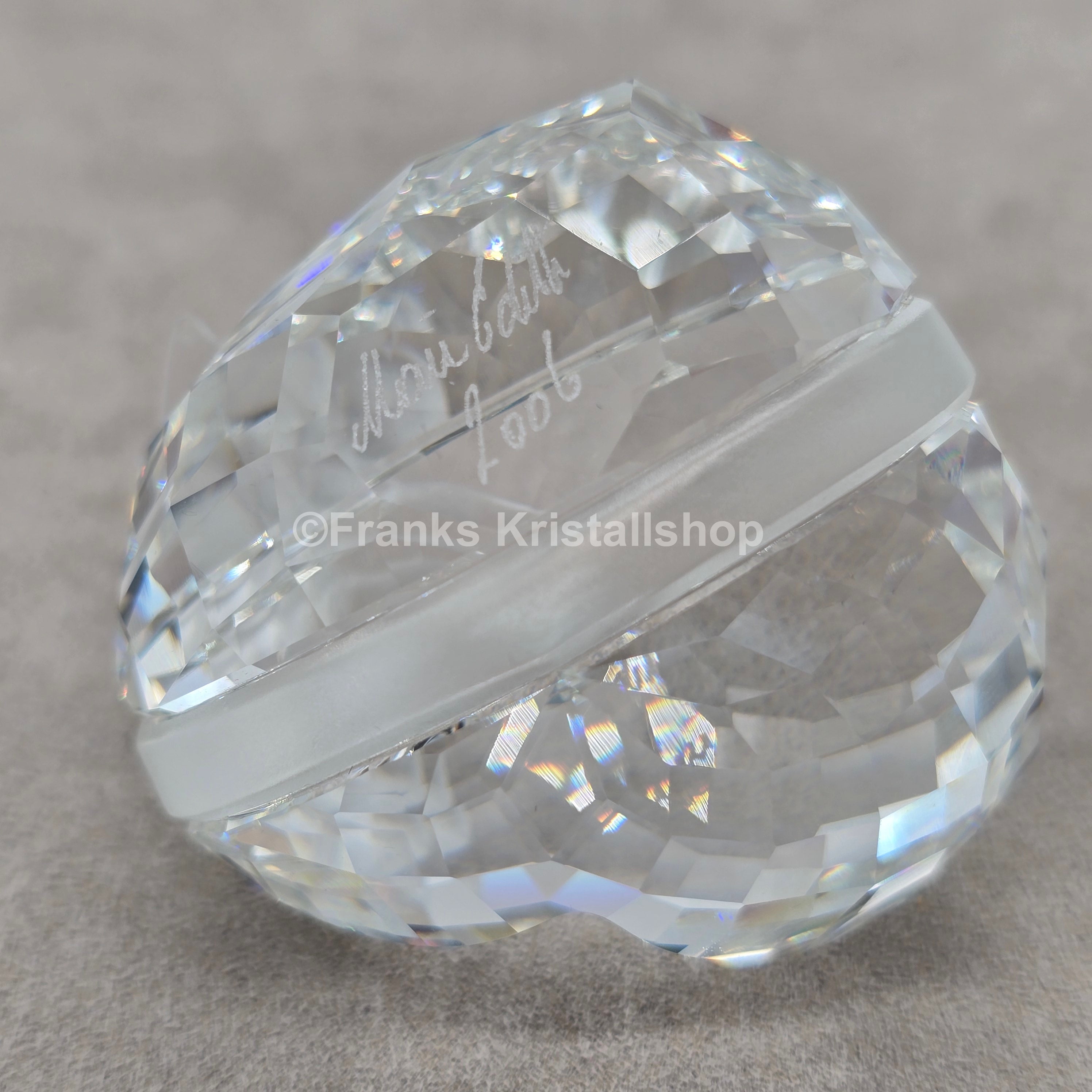 SWAROVSKI Herz mit Schleife signiert Edith Mair 210035 oU