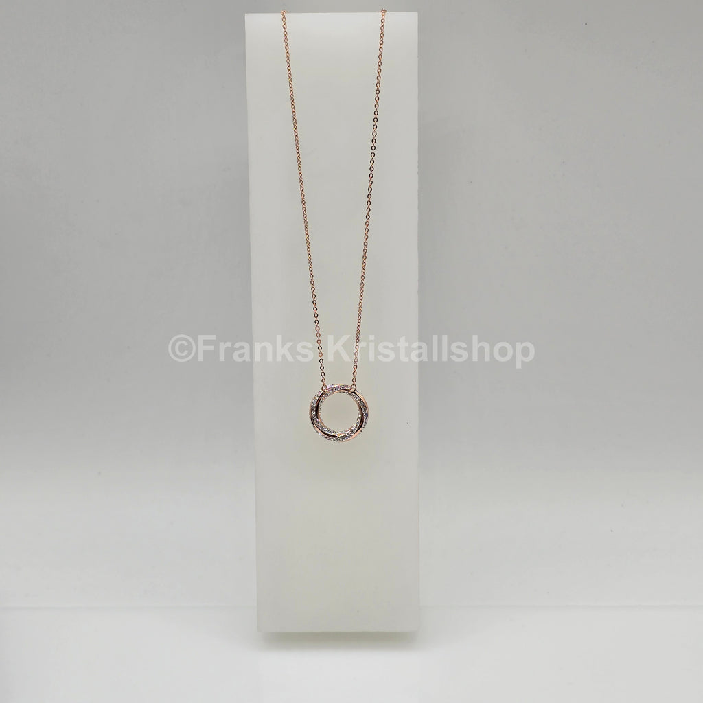 SWAROVSKI Hilt Halskette, Runder Anhänger, Roségold-Legierungsschicht 5528930