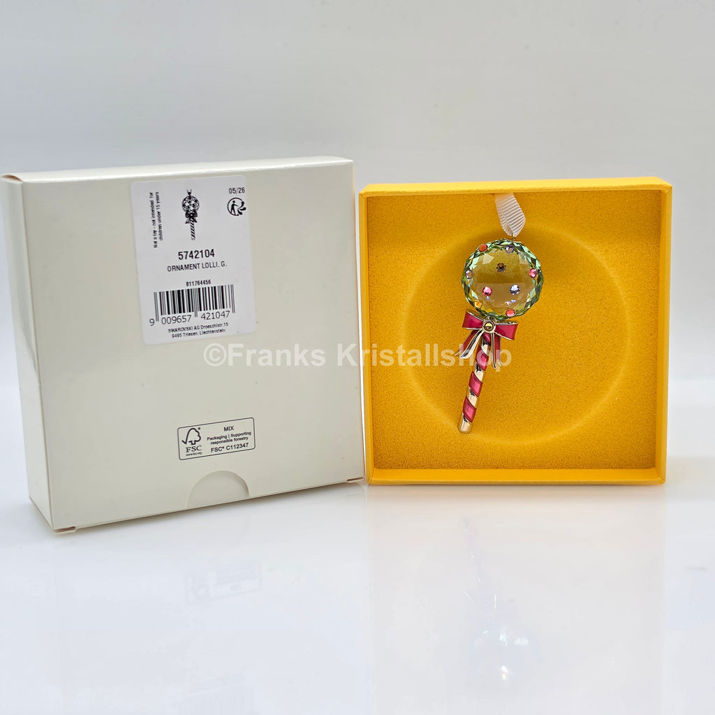 SWAROVSKI Holiday Cheers Dulcis Lutscher Ornament Grün 5742104