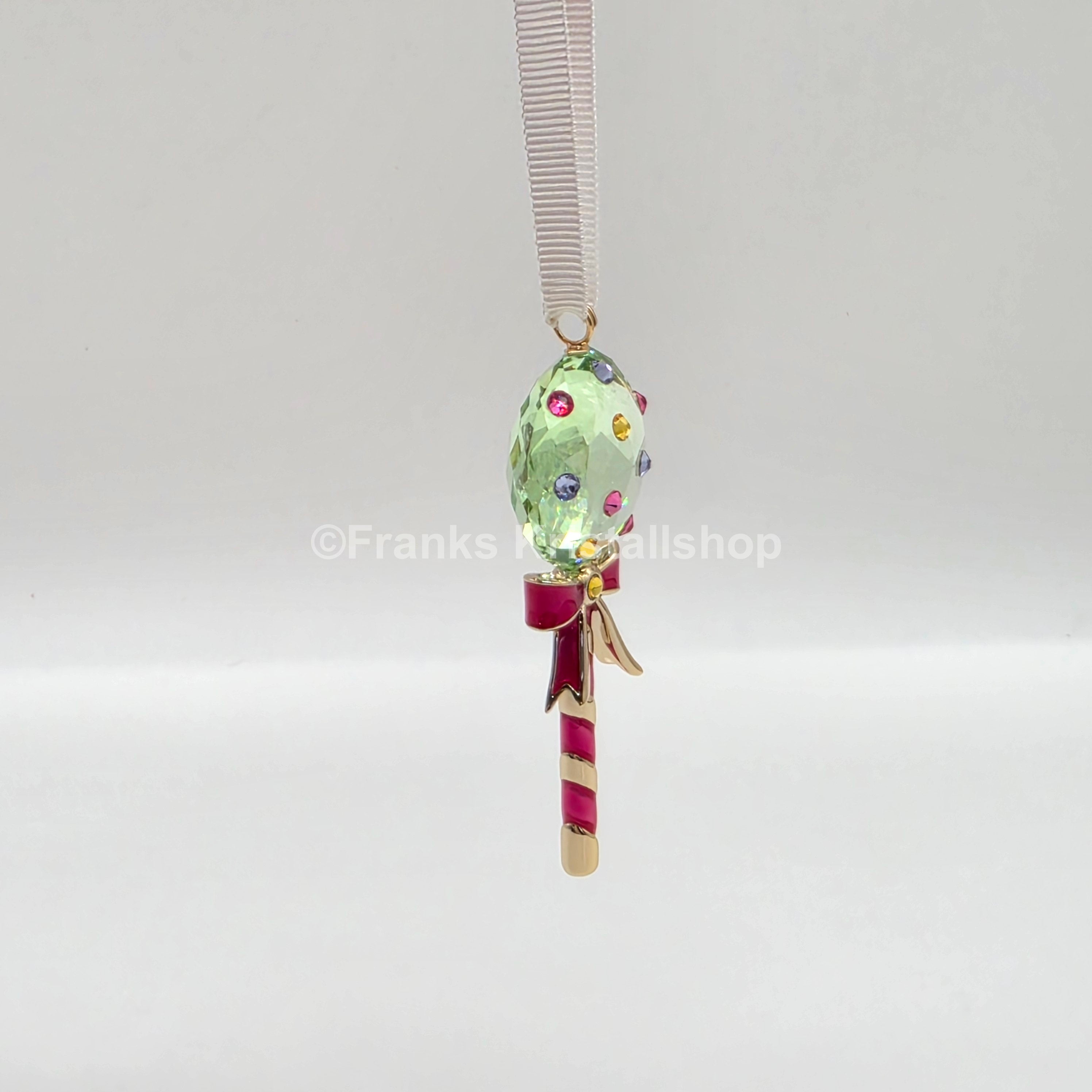 SWAROVSKI Holiday Cheers Dulcis Lutscher Ornament Grün 5742104