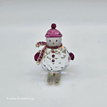 Lade das Bild in den Galerie-Viewer, SWAROVSKI Holiday Cheers Dulcis Schneemann auf Ski Pink 5687121
