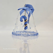 Lade das Bild in den Galerie-Viewer, SWAROVSKI Holiday Cheers Dulcis Weihnachtsglocke mit Zuckerstange Ornament Blau 5688314
