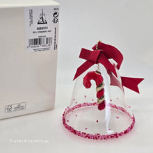 Lade das Bild in den Galerie-Viewer, SWAROVSKI Holiday Cheers Dulcis Weihnachtsglocke mit Zuckerstange Ornament Rot 5688313
