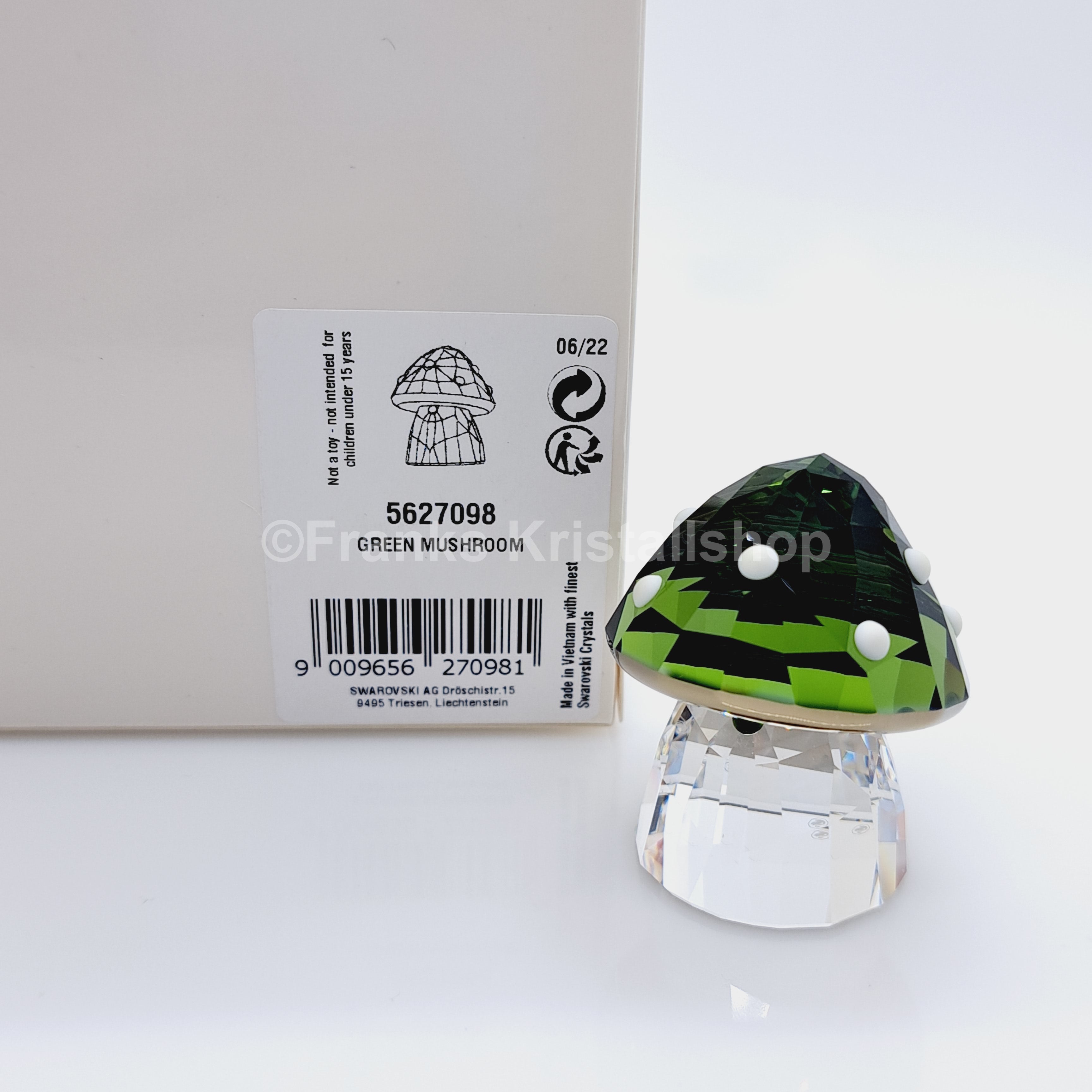 SWAROVSKI Holiday Cheers Grüner Pilz 5627098