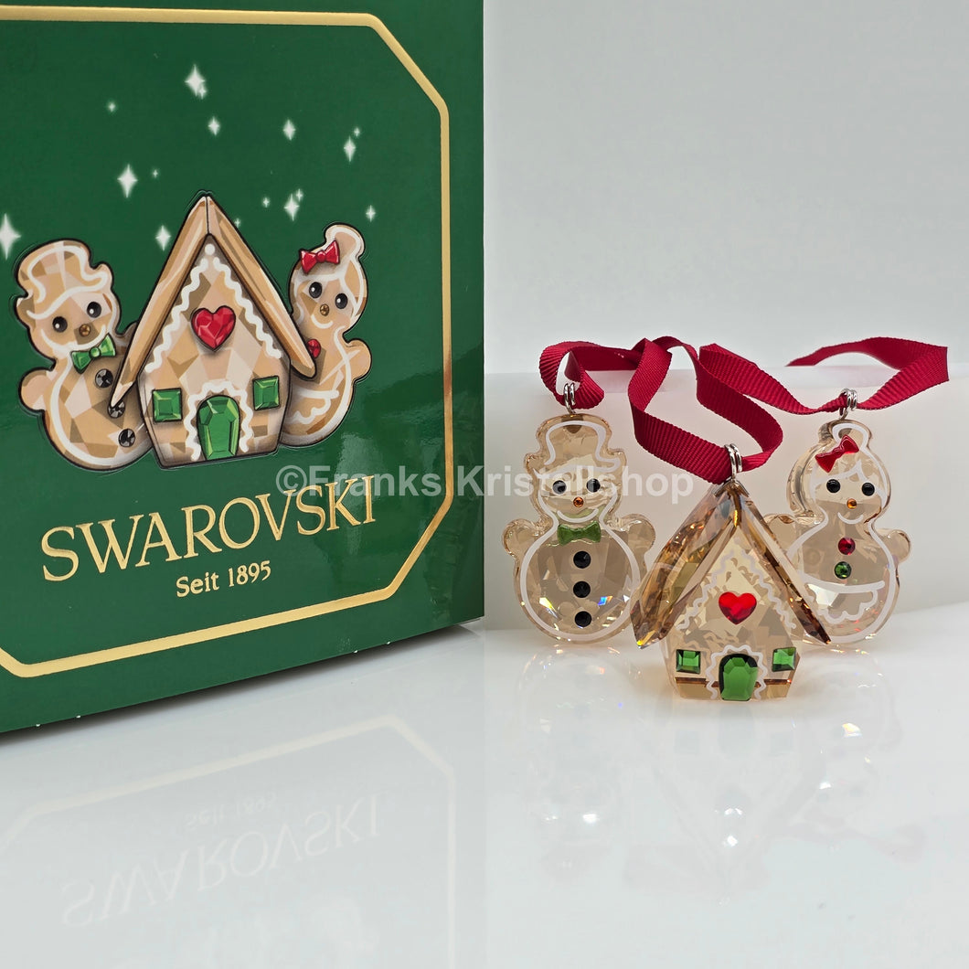 SWAROVSKI Holiday Cheers Lebkuchen Ornament Set 5701511