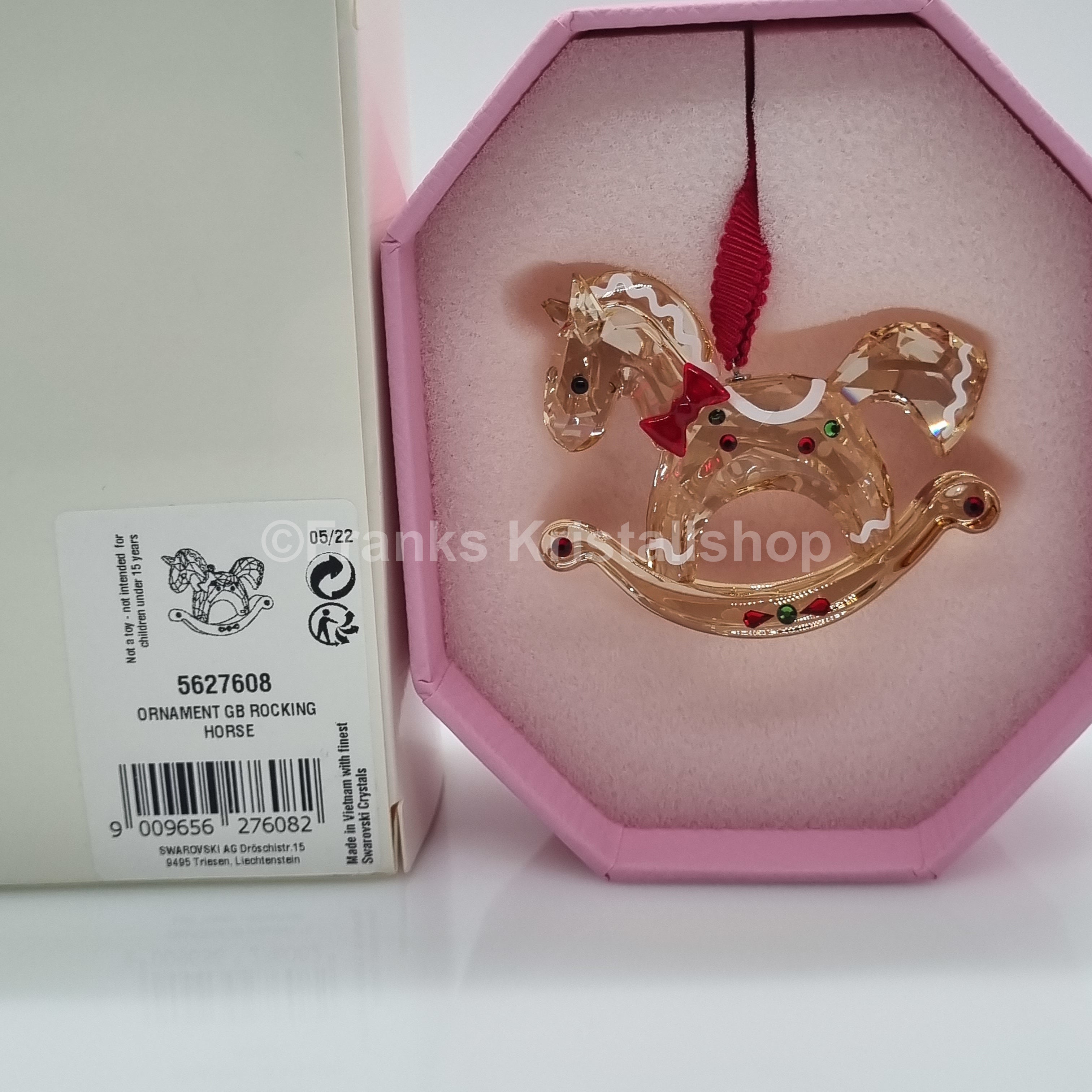 SWAROVSKI Holiday Cheers Lebkuchen Schaukelpferd Ornament 5627608