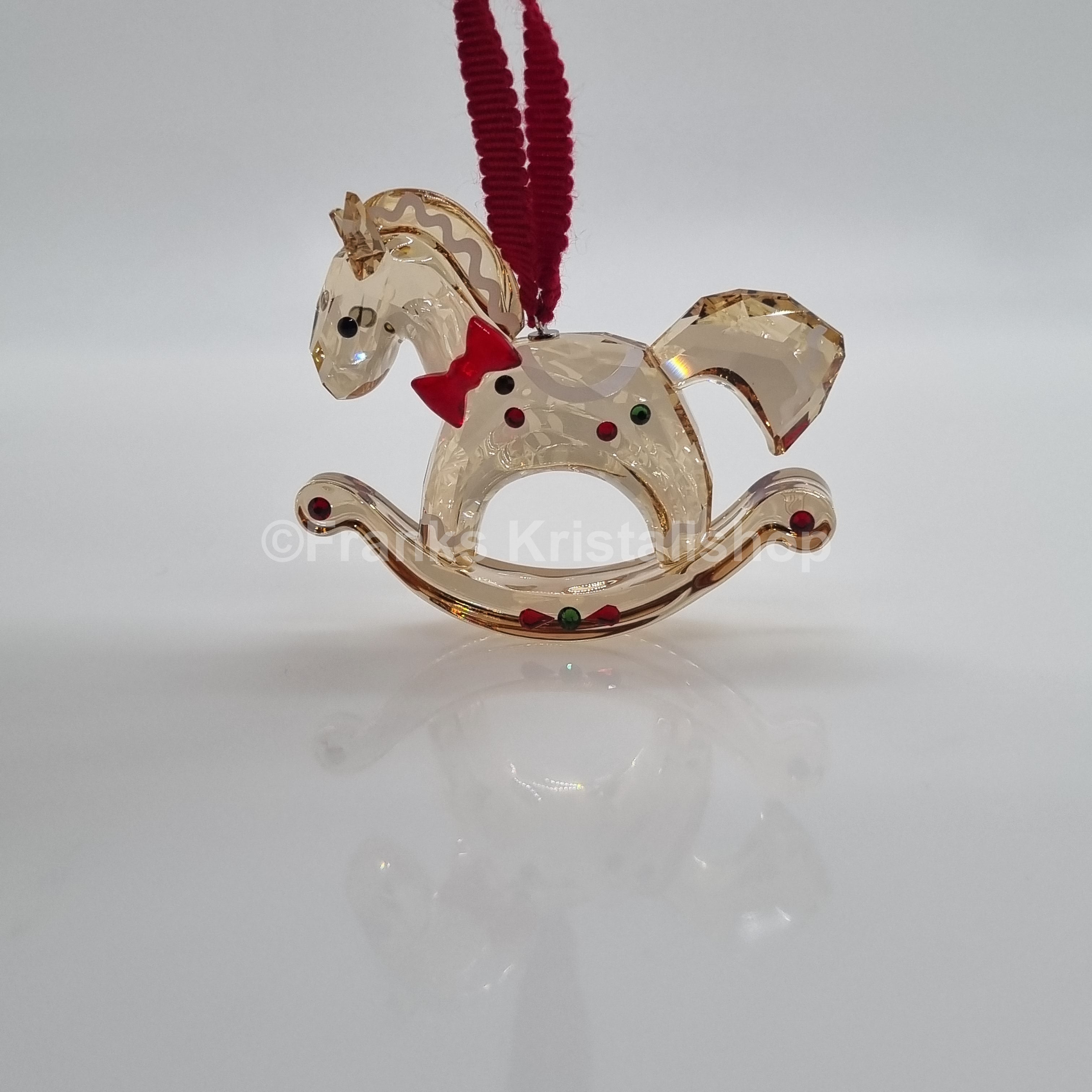SWAROVSKI Holiday Cheers Lebkuchen Schaukelpferd Ornament 5627608