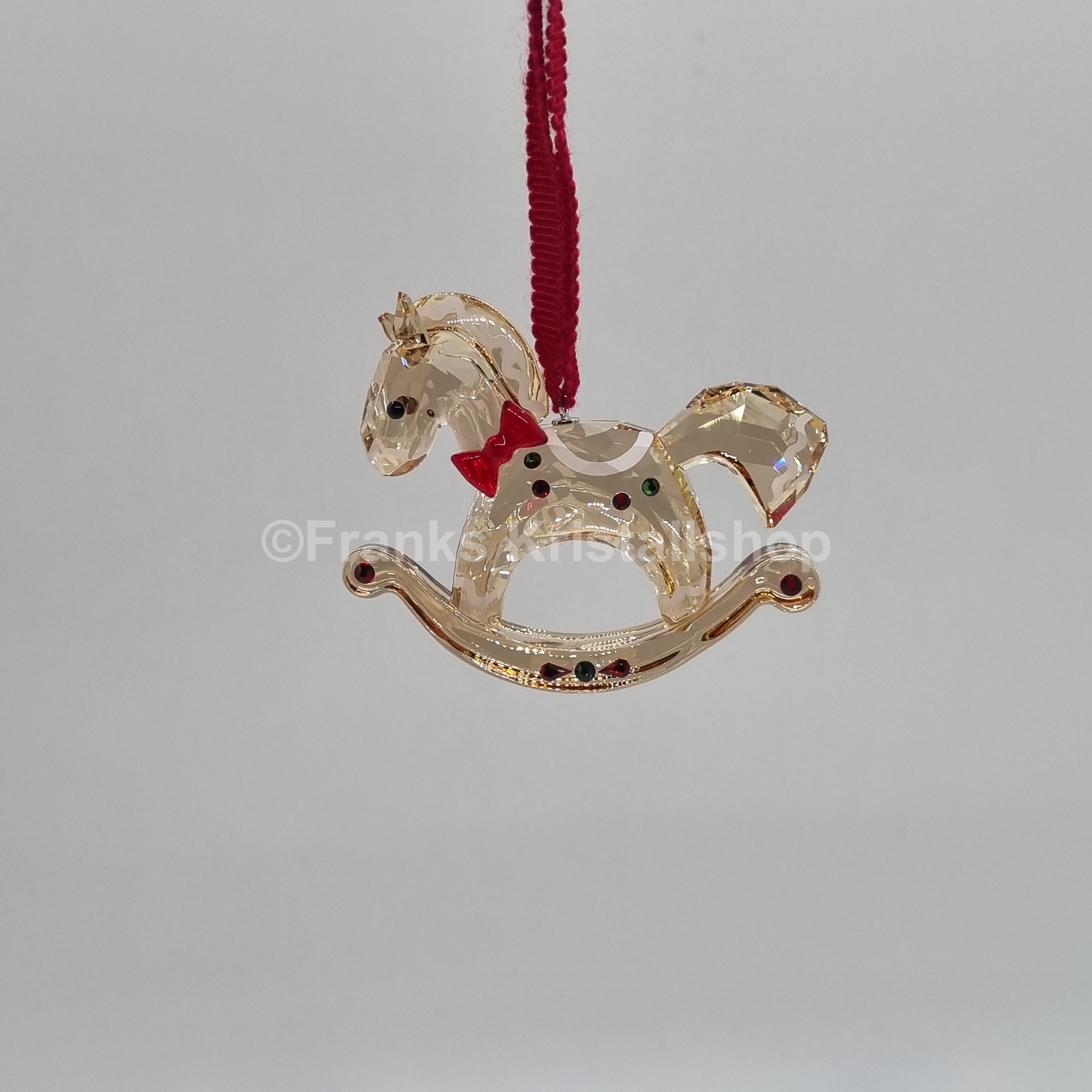 SWAROVSKI Holiday Cheers Lebkuchen Schaukelpferd Ornament 5627608