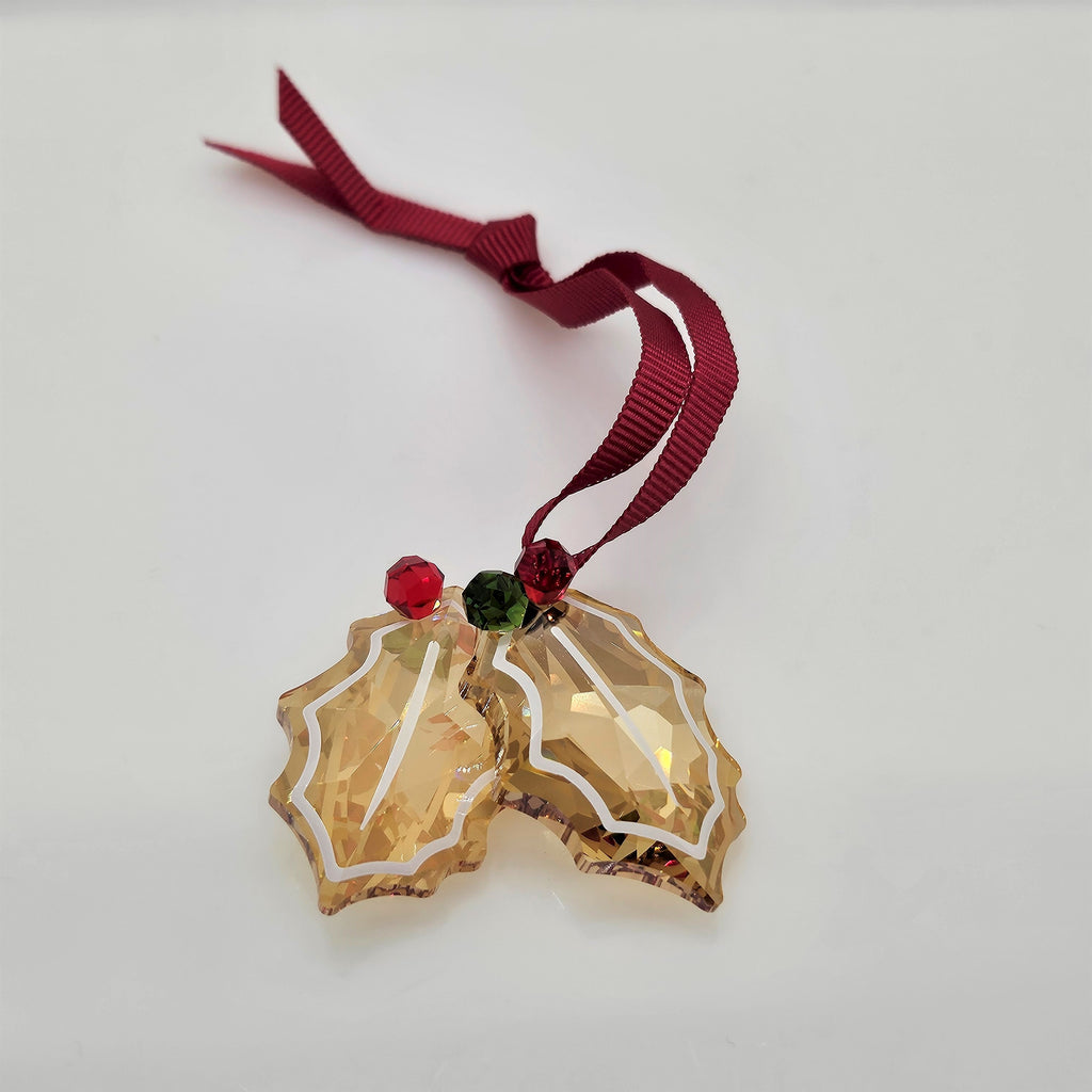 SWAROVSKI Holiday Cheers Lebkuchen Stechpalmenblätter Ornament 5656277