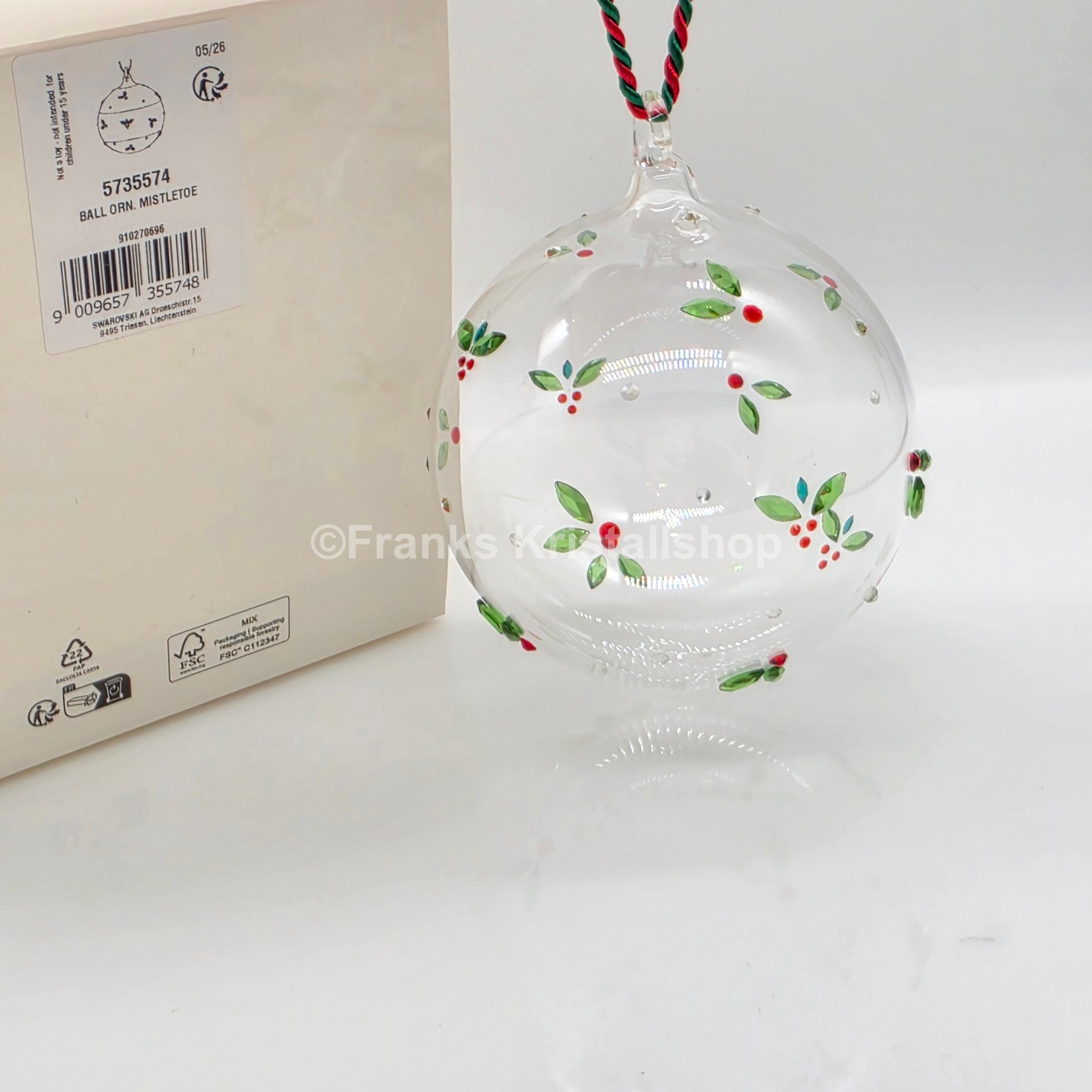 SWAROVSKI Holiday Cheers Misteln Weihnachtskugel 5735574