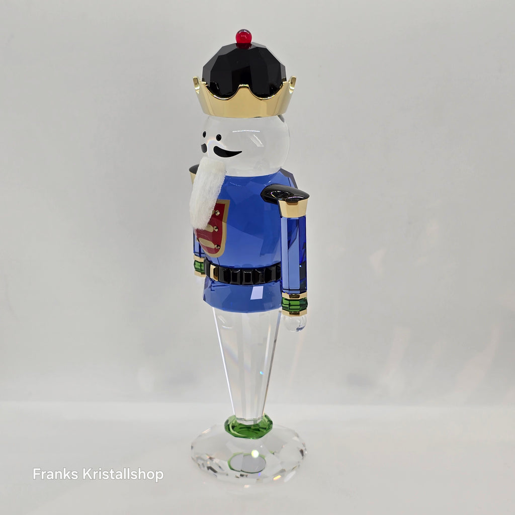 SWAROVSKI Holiday Cheers Nussknacker 2024 Blau Groß 5680228