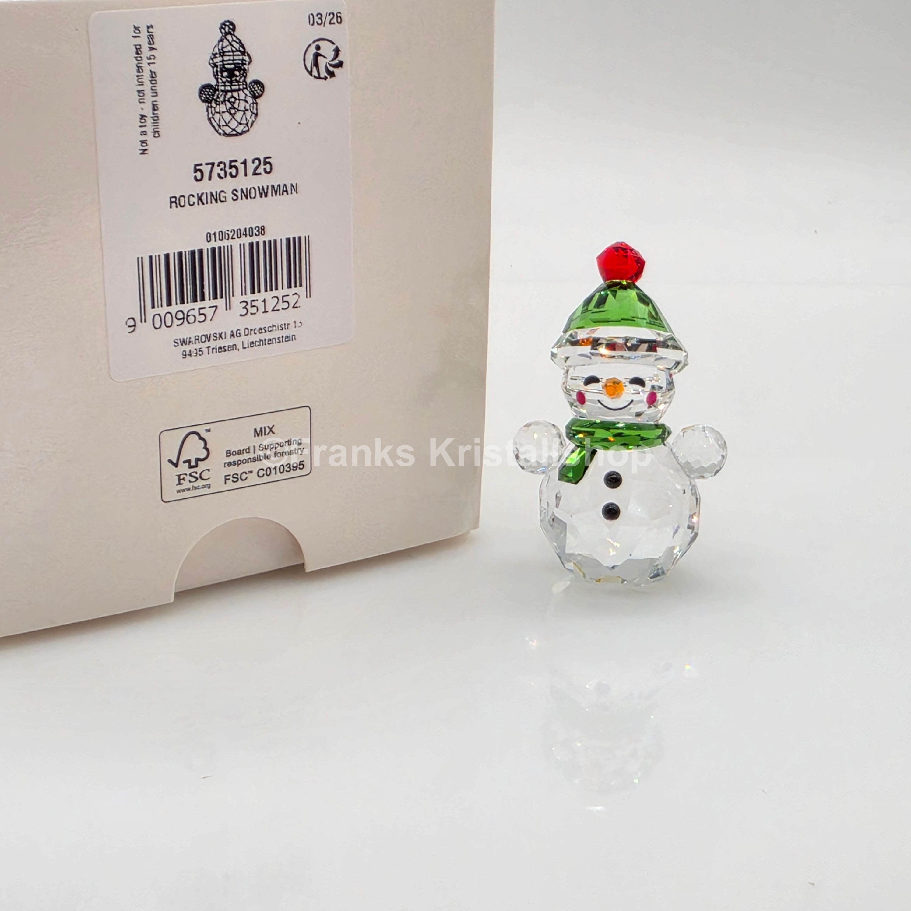 SWAROVSKI Holiday Cheers Schaukelnder Schneemann 5735125