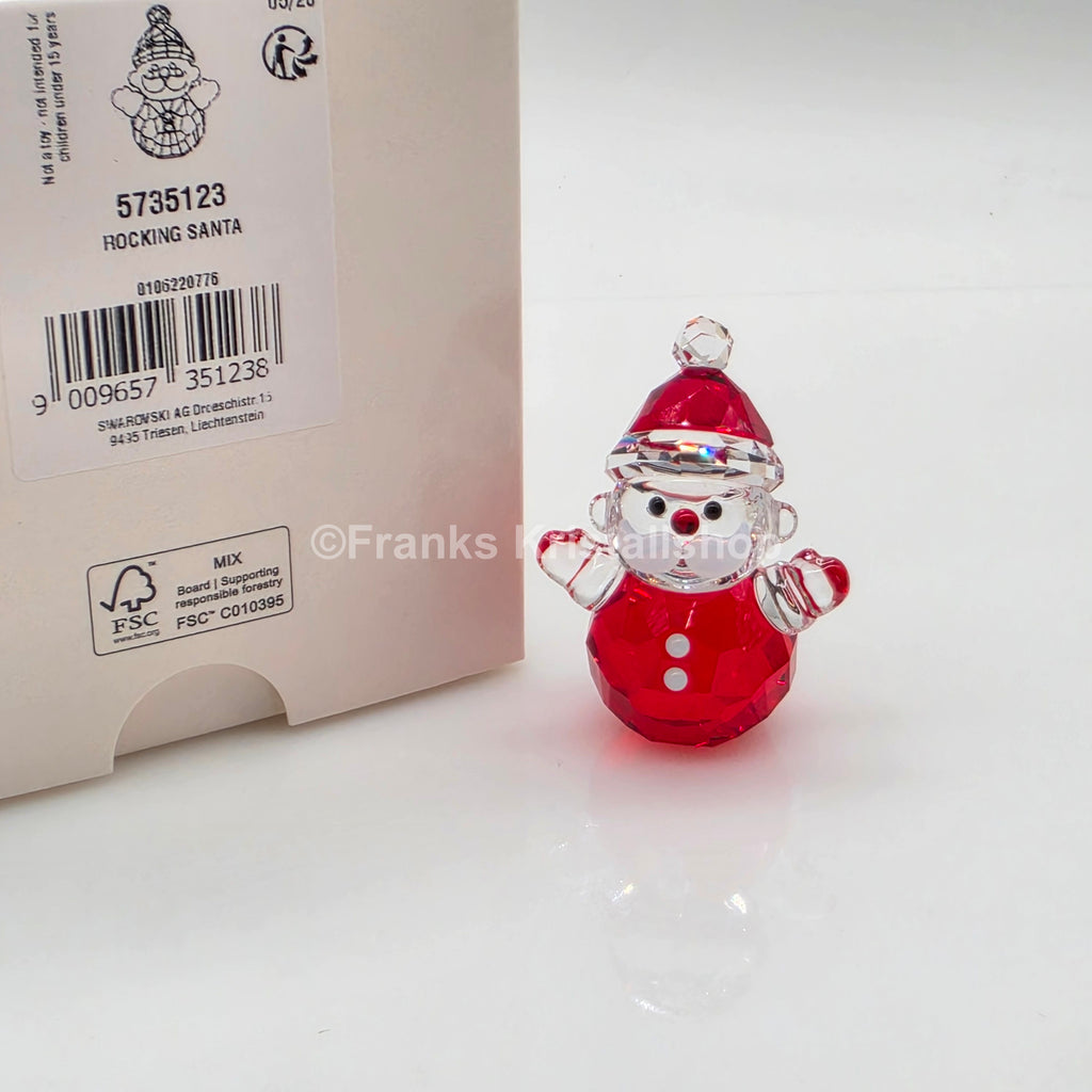 SWAROVSKI Holiday Cheers Schaukelnder Weihnachtsmann 5735123