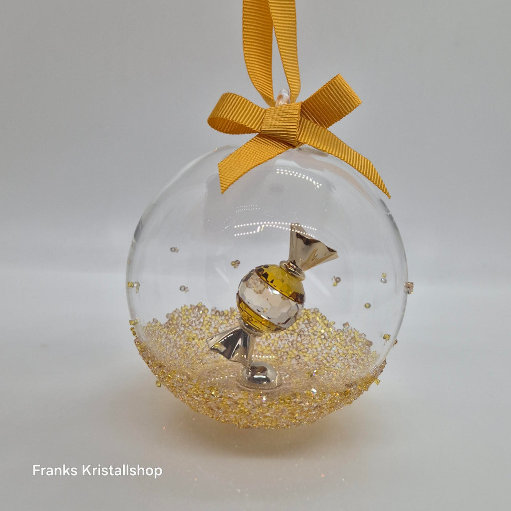 SWAROVSKI Holiday Cheers Dulcis Weihnachtskugel 2024 Bonbon Gelb 5688315