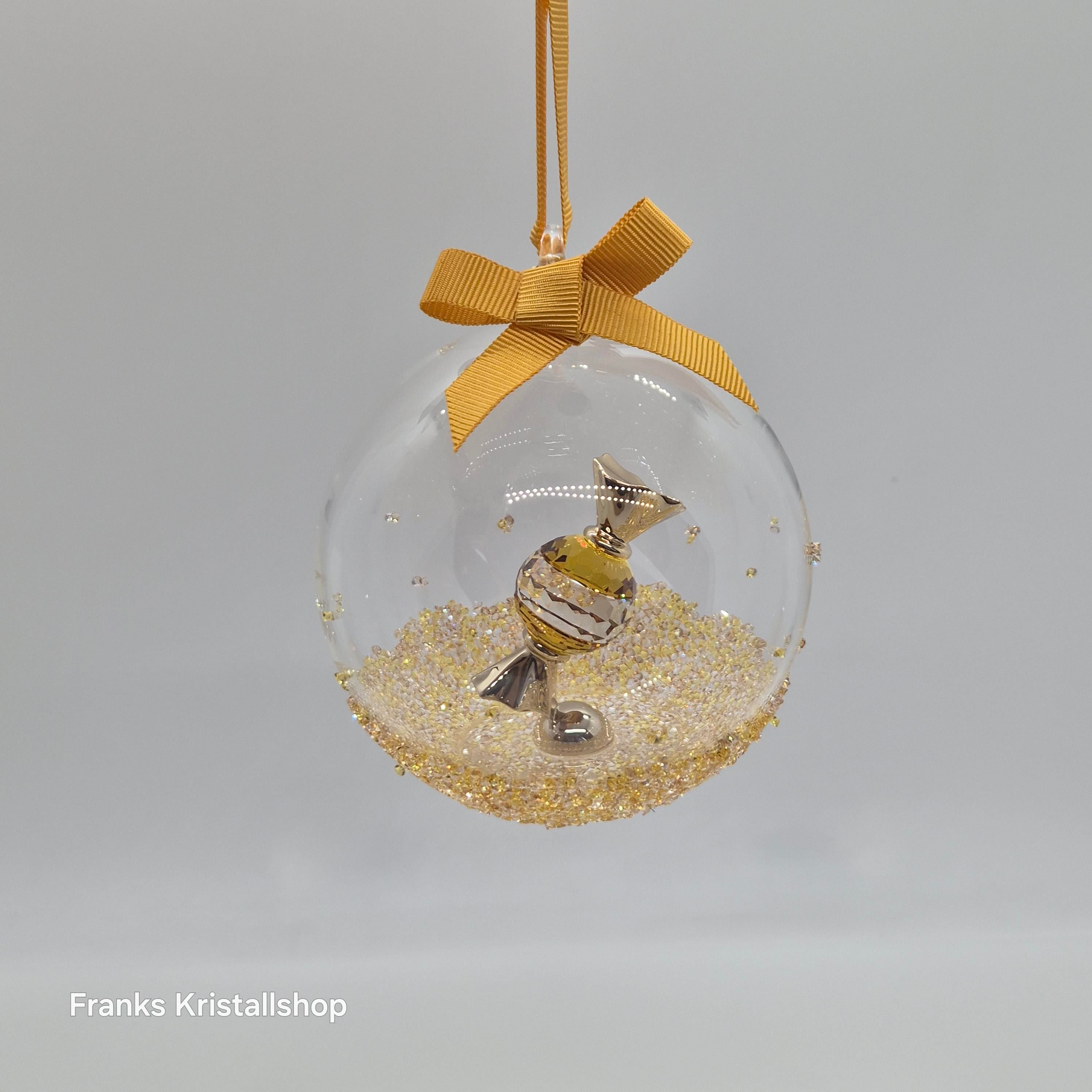 SWAROVSKI Holiday Cheers Dulcis Weihnachtskugel 2024 Bonbon Gelb 5688315