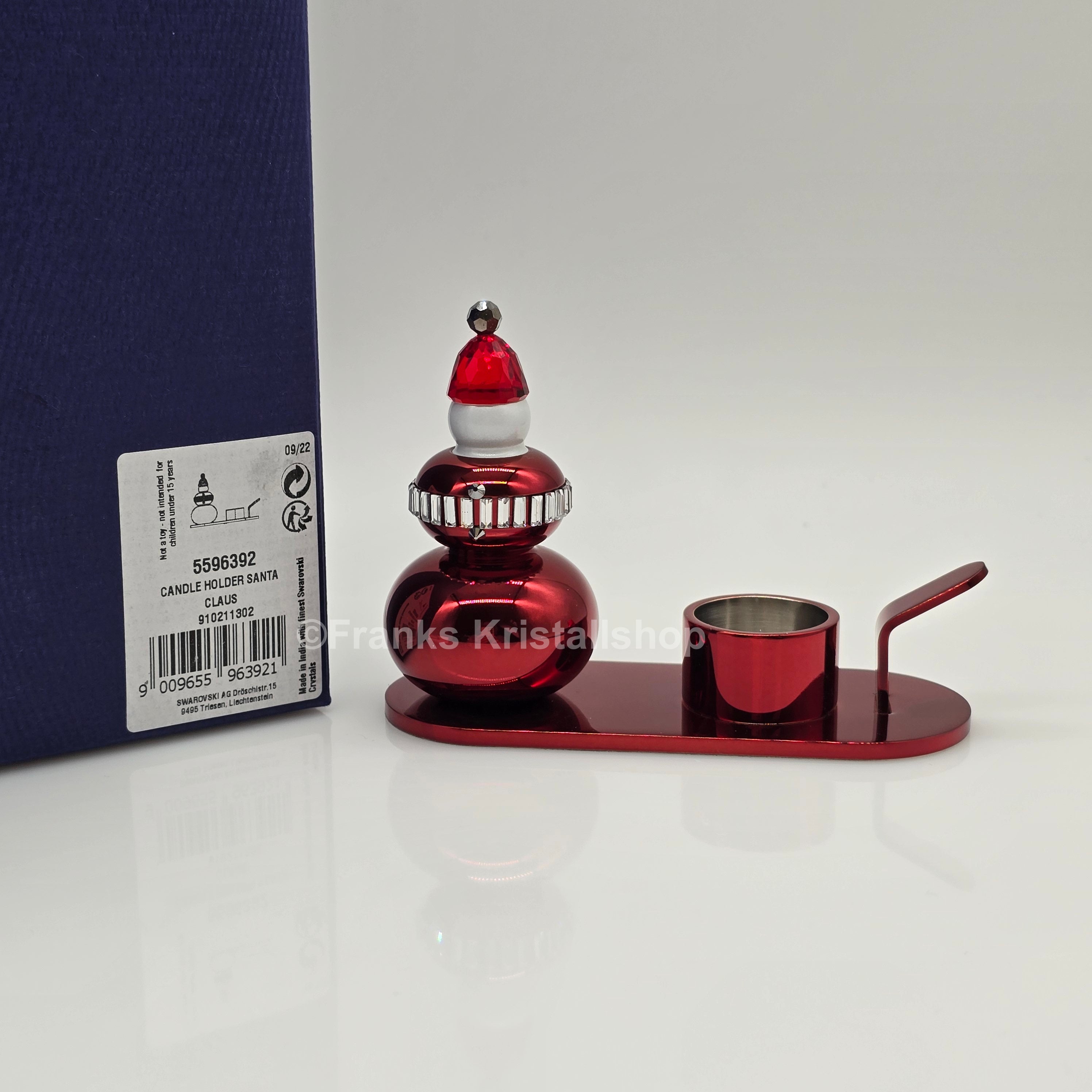 SWAROVSKI Holiday Cheers Weihnachtsmann Kerzenhalter 5596392
