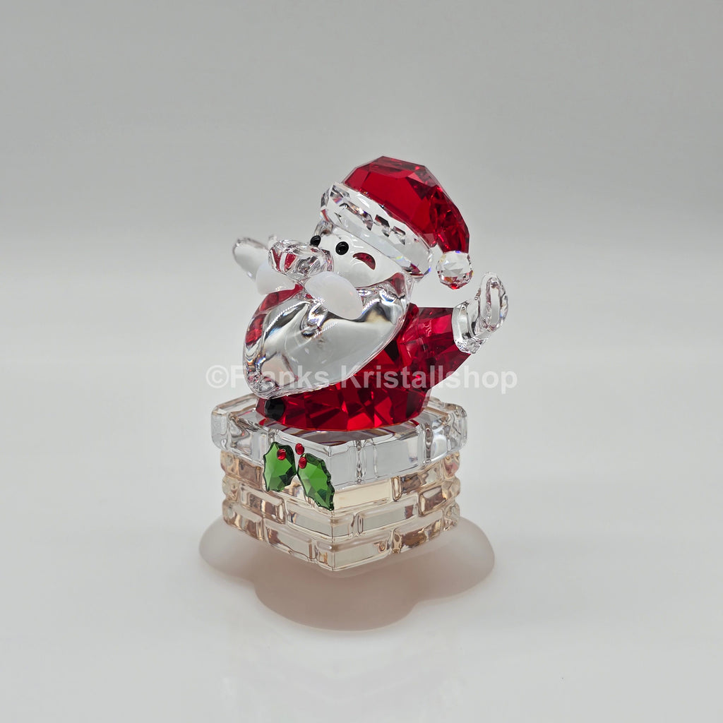 SWAROVSKI Holiday Cheers Weihnachtsmann und Schornstein 5701507