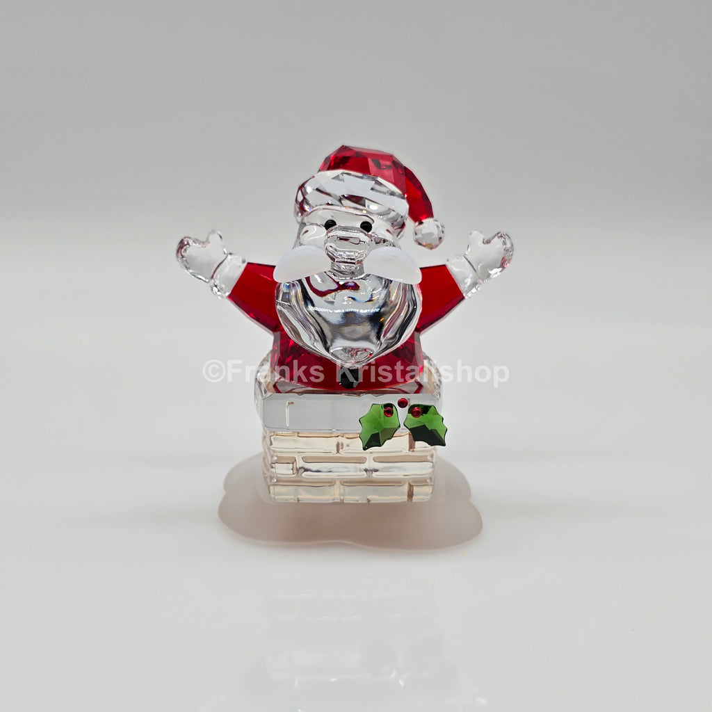 SWAROVSKI Holiday Cheers Weihnachtsmann und Schornstein 5701507