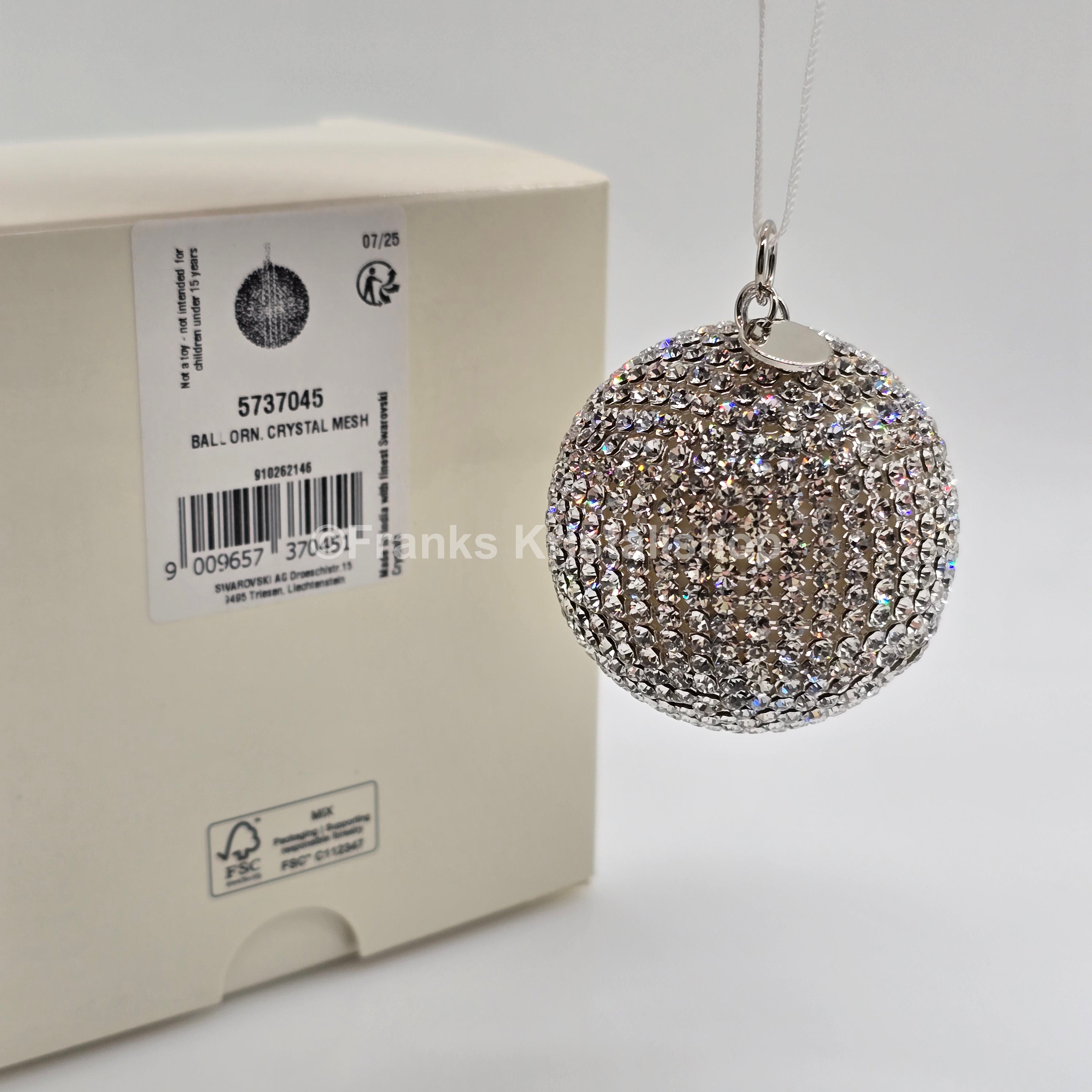 SWAROVSKI Holiday Magic Diskokugel Crystal Mesh Ornament 5737045