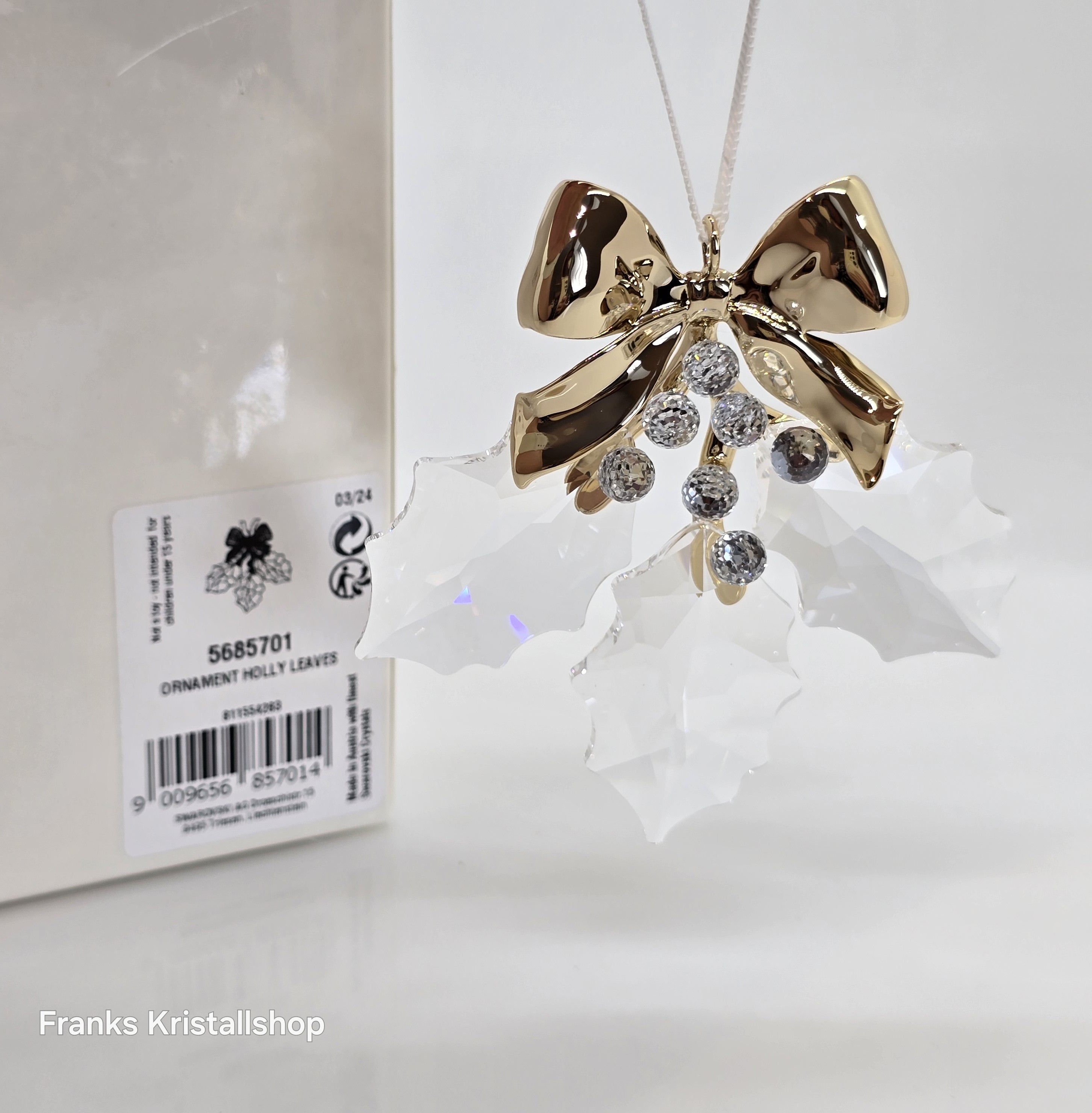 SWAROVSKI Holiday Magic Stechpalmenblätter Ornament Holly Leaf 5685701