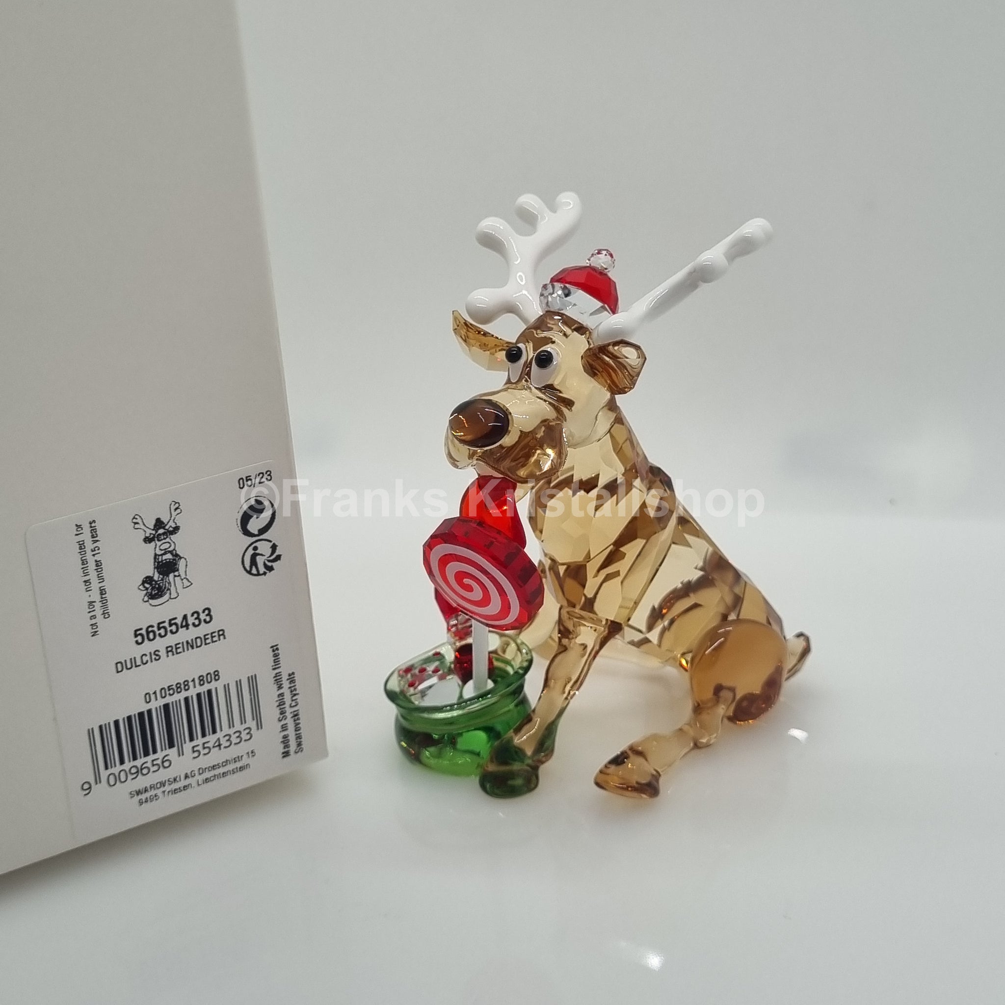 スワロフスキー Holiday Cheers Dulcis トナカイ クリスタル SWAROVSKI Holiday Cheers Dulcis Rentier 5655433 – Franks Kristall Shop