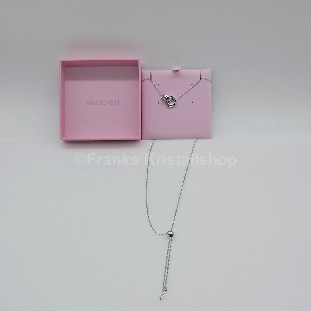 SWAROVSKI Hollow Halskette Dextera Blau, Rhodiniert 5663504
