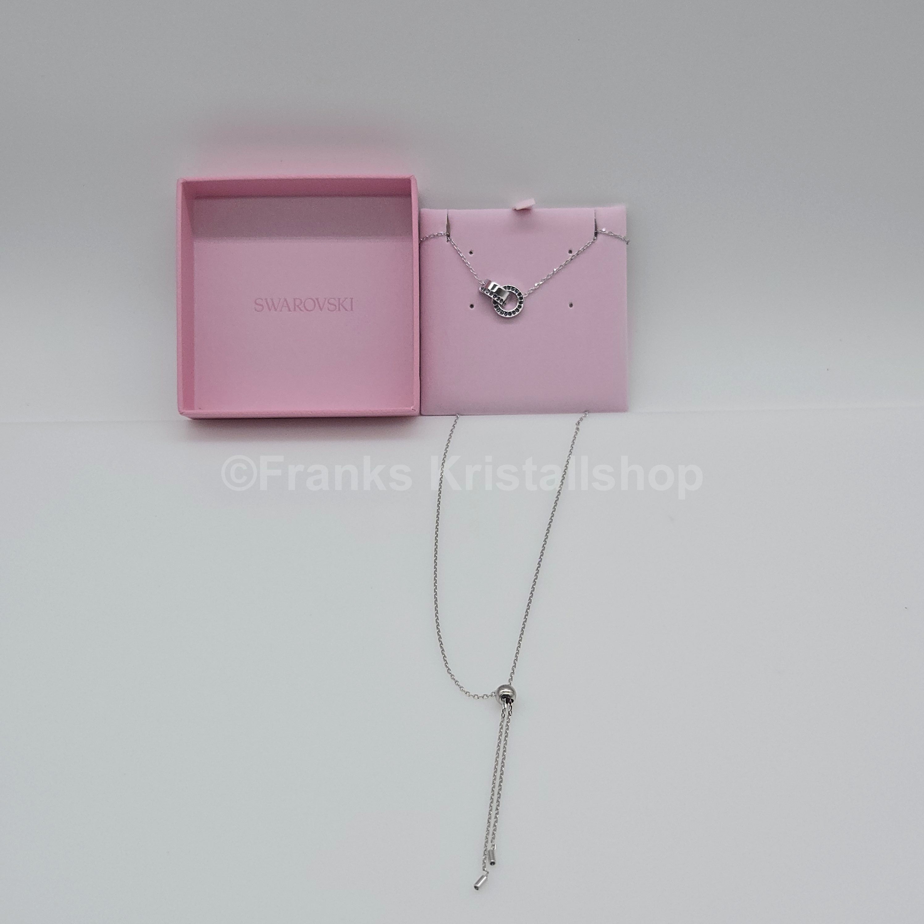 SWAROVSKI Hollow Halskette Dextera Blau, Rhodiniert 5663504