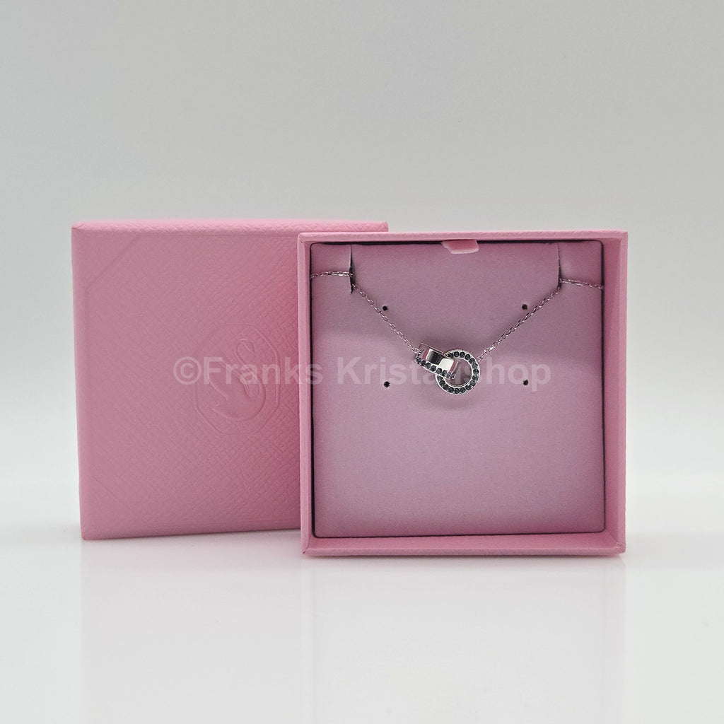 SWAROVSKI Hollow Halskette Dextera Blau, Rhodiniert 5663504