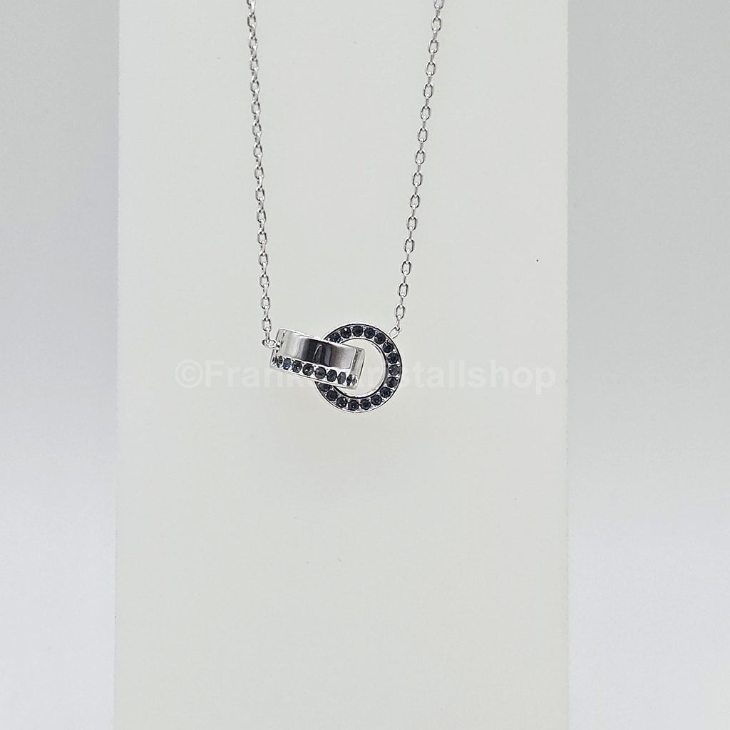 SWAROVSKI Hollow Halskette Dextera Blau, Rhodiniert 5663504