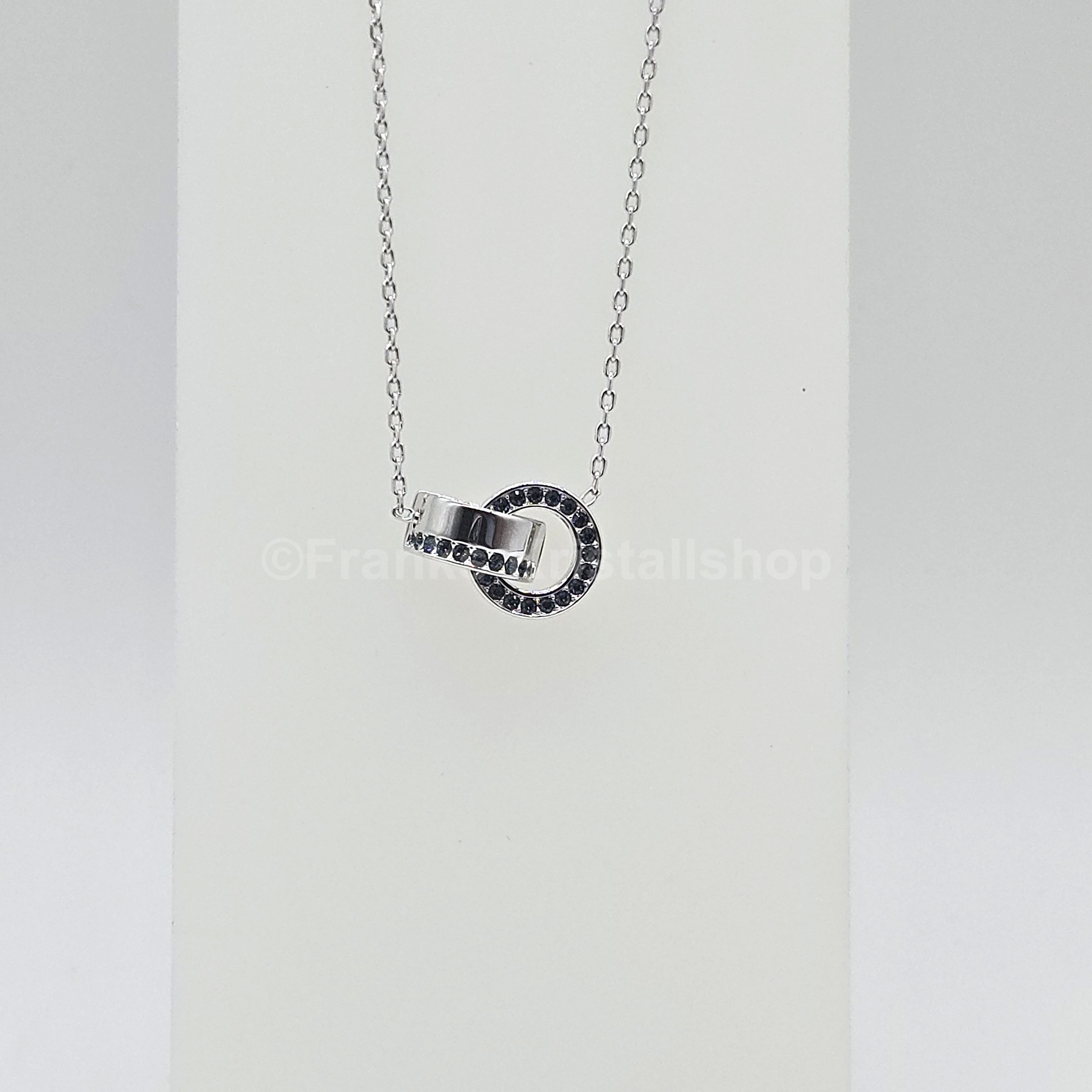 SWAROVSKI Hollow Halskette Dextera Blau, Rhodiniert 5663504