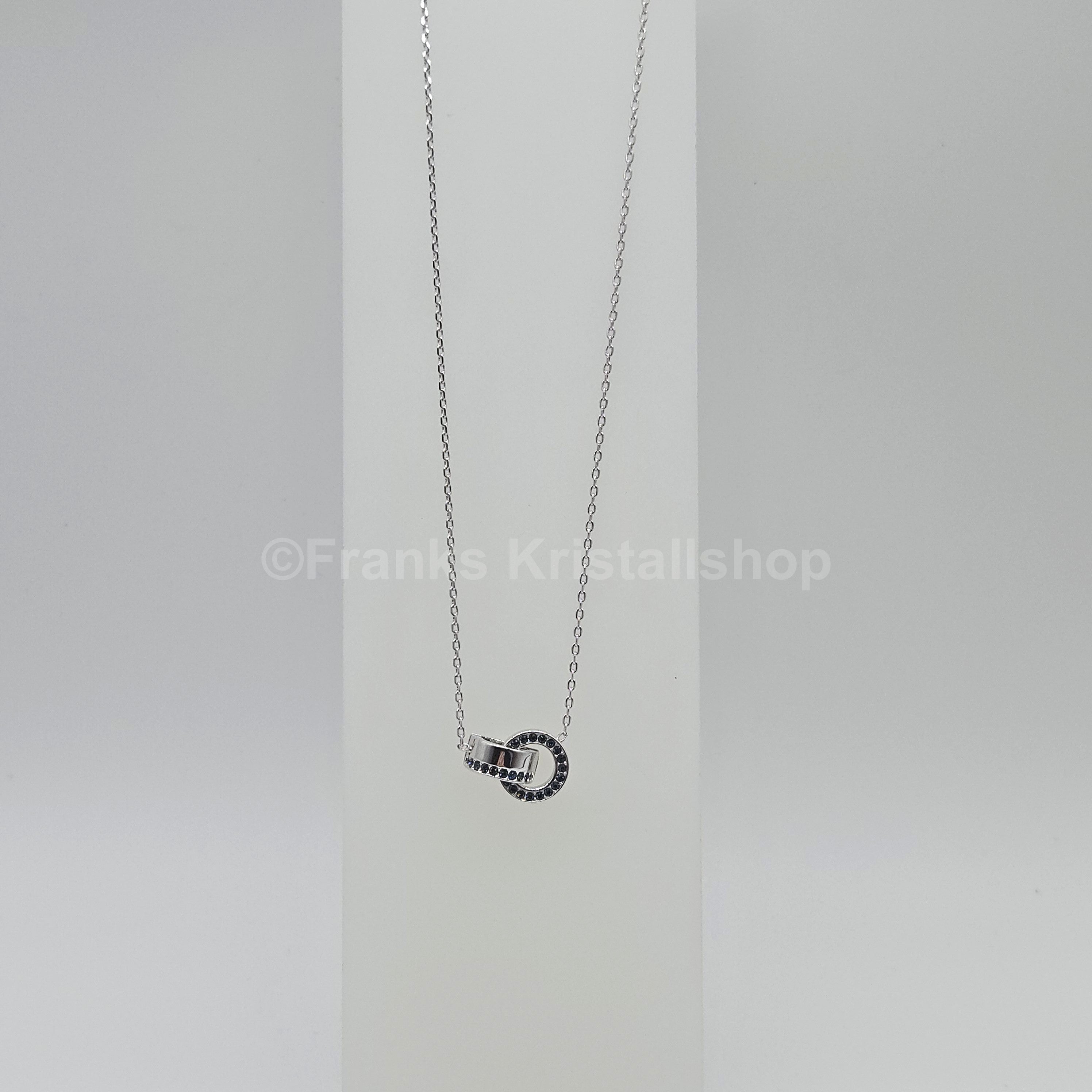 SWAROVSKI Hollow Halskette Dextera Blau, Rhodiniert 5663504