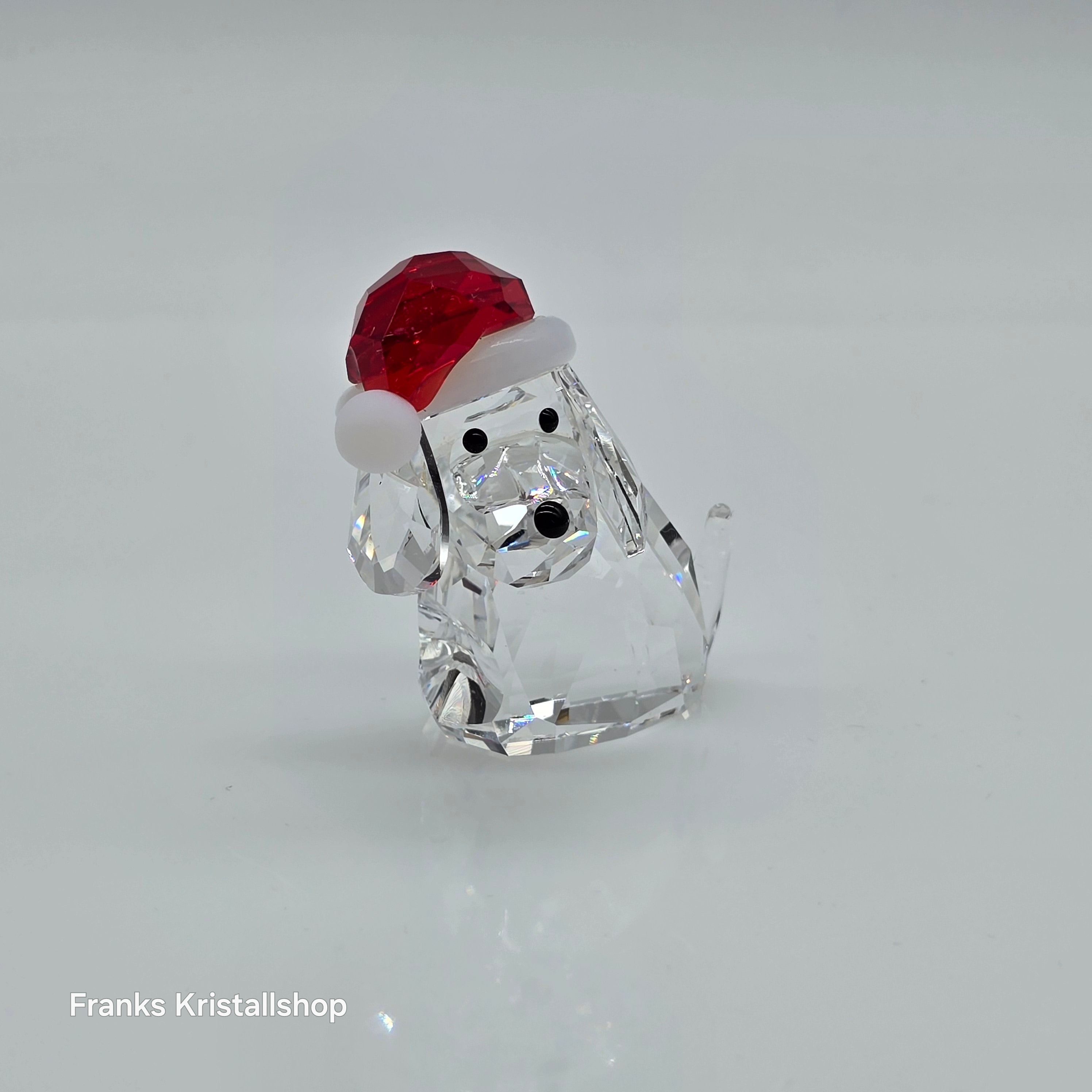 SWAROVSKI Hund mit Nikolausmütze 5060449 AV