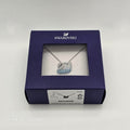 SWAROVSKI Iconic Swan Halskette Schwan Groß, Blau, Rhodiniert 5633856